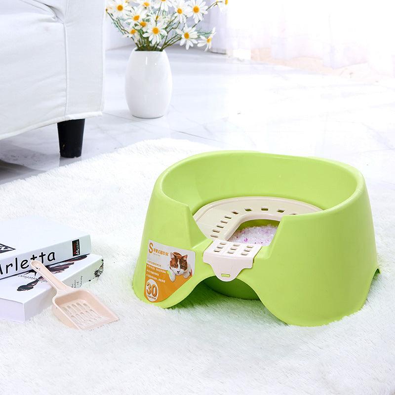 Spillproof Semi-enclosed Cat Litter Tray - Image 5