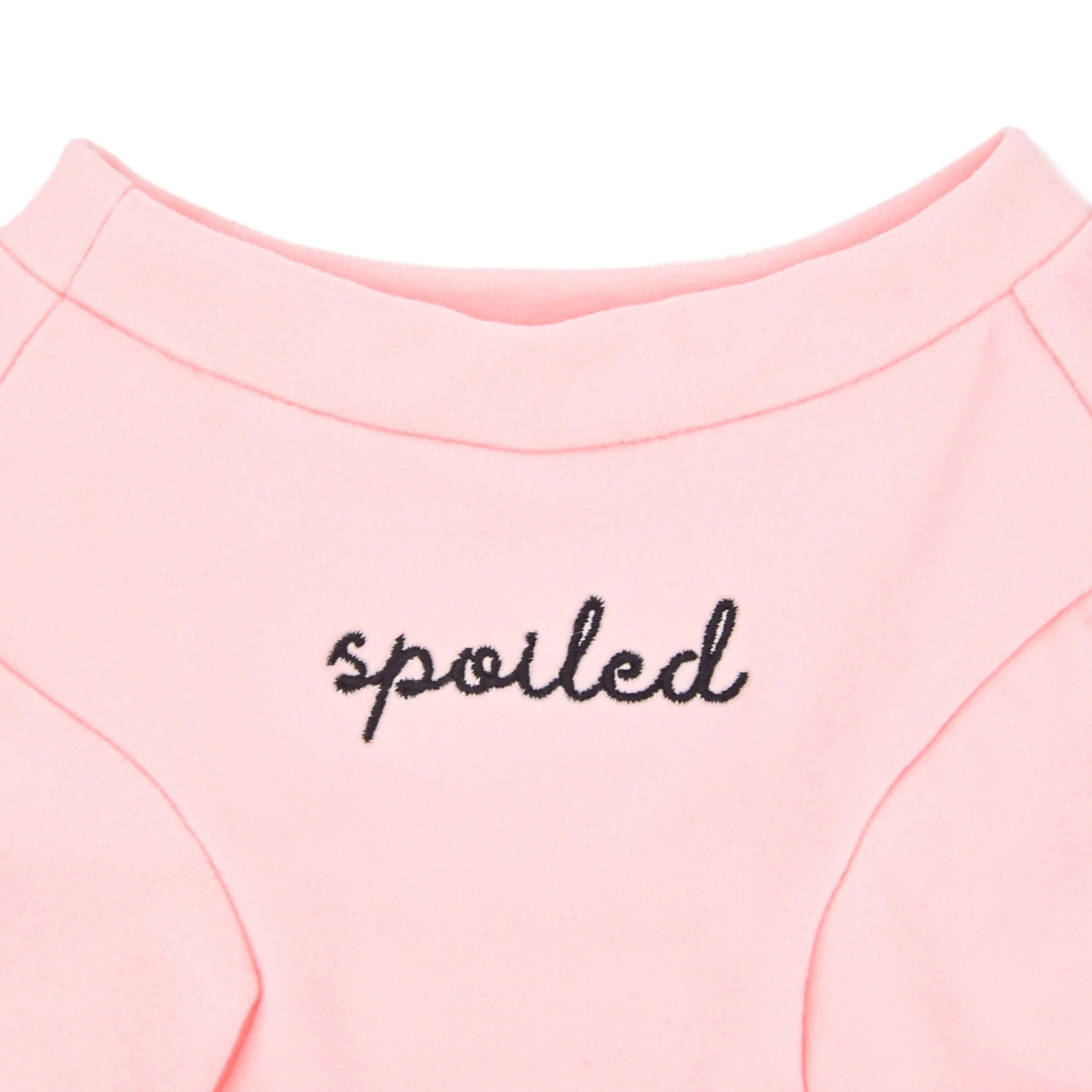 “Spoiled” Mock Neck Shirt - Cupid’s Blush - Image 3