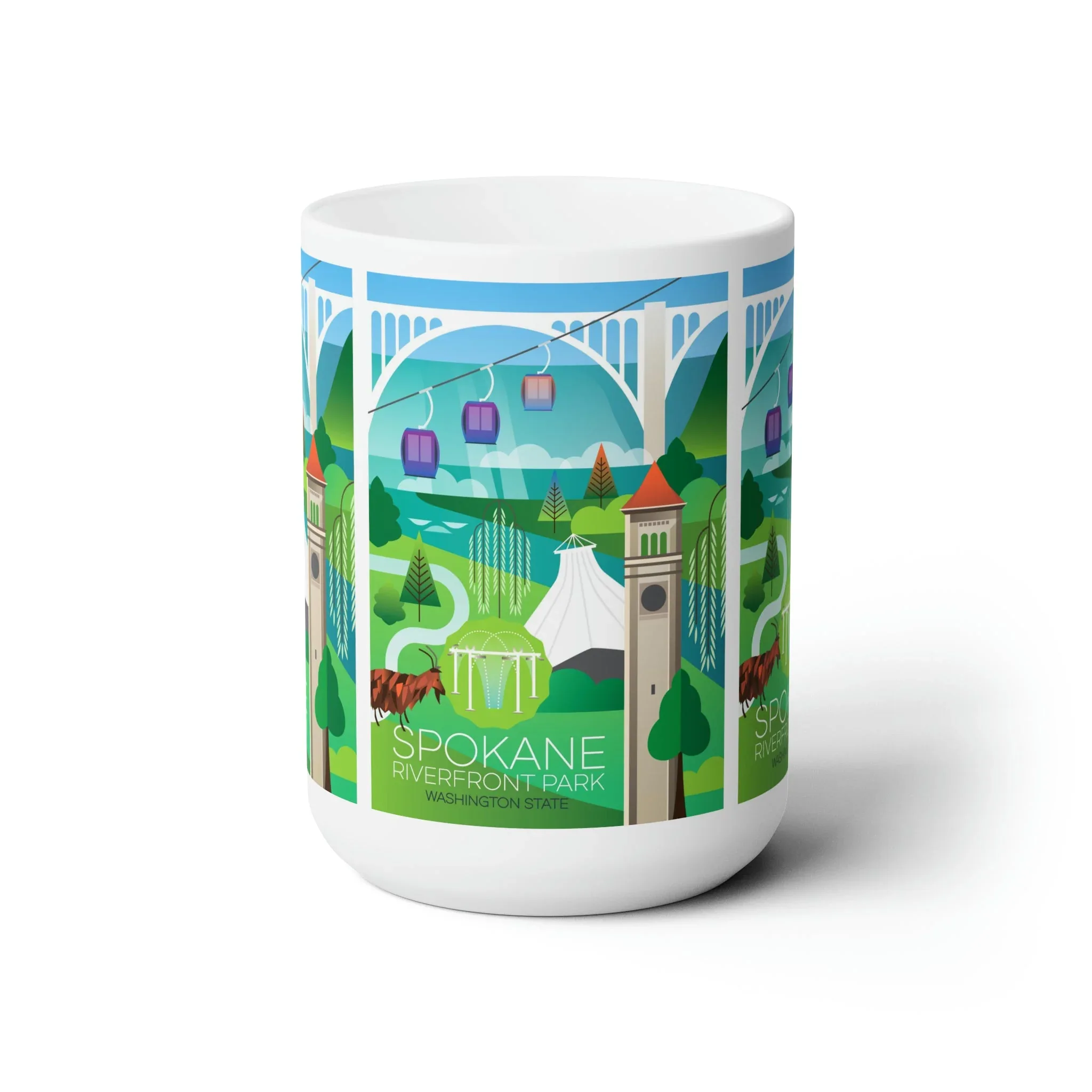 Spokane Ceramic Mug 11oz or 15oz - Image 2