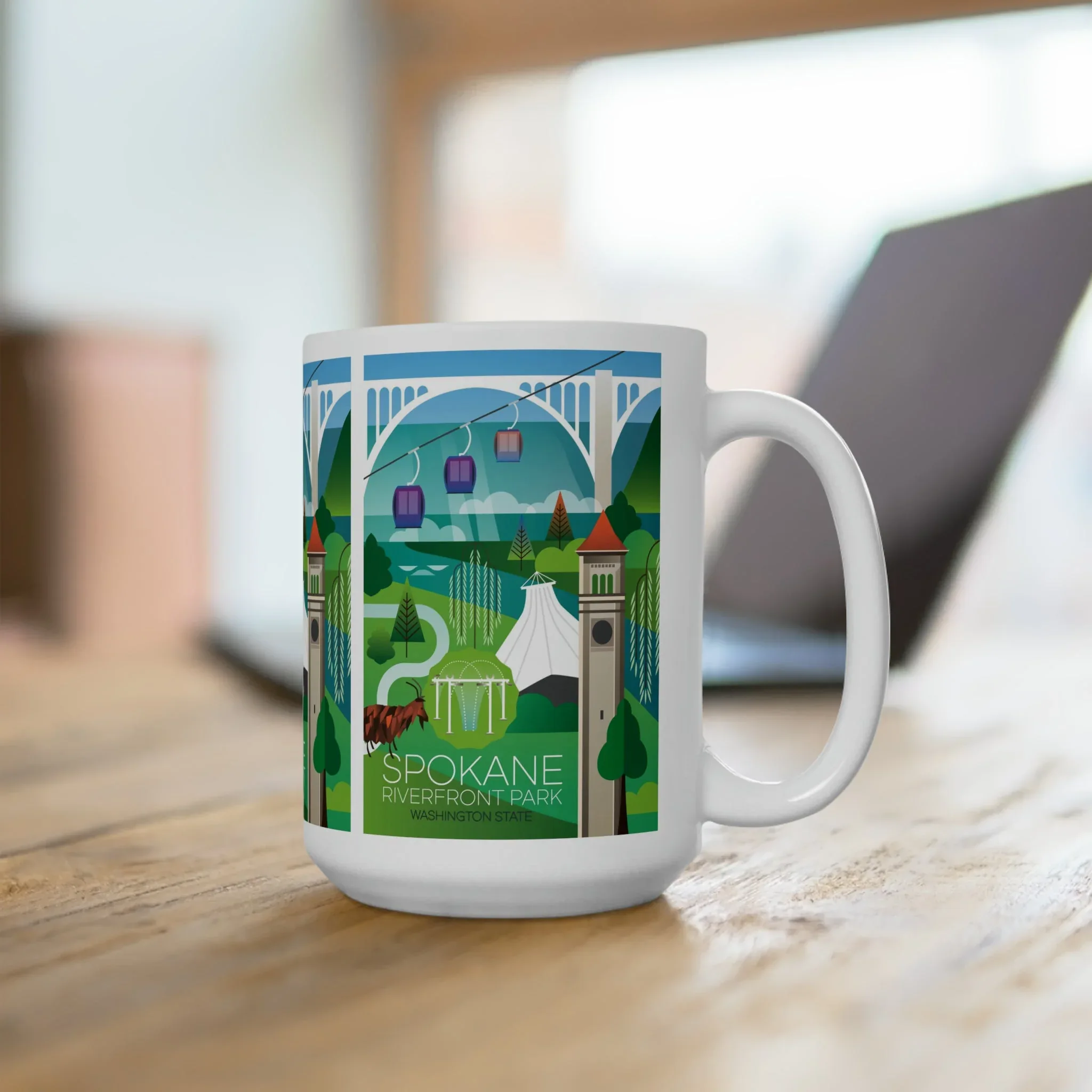 Spokane Ceramic Mug 11oz or 15oz - Image 4