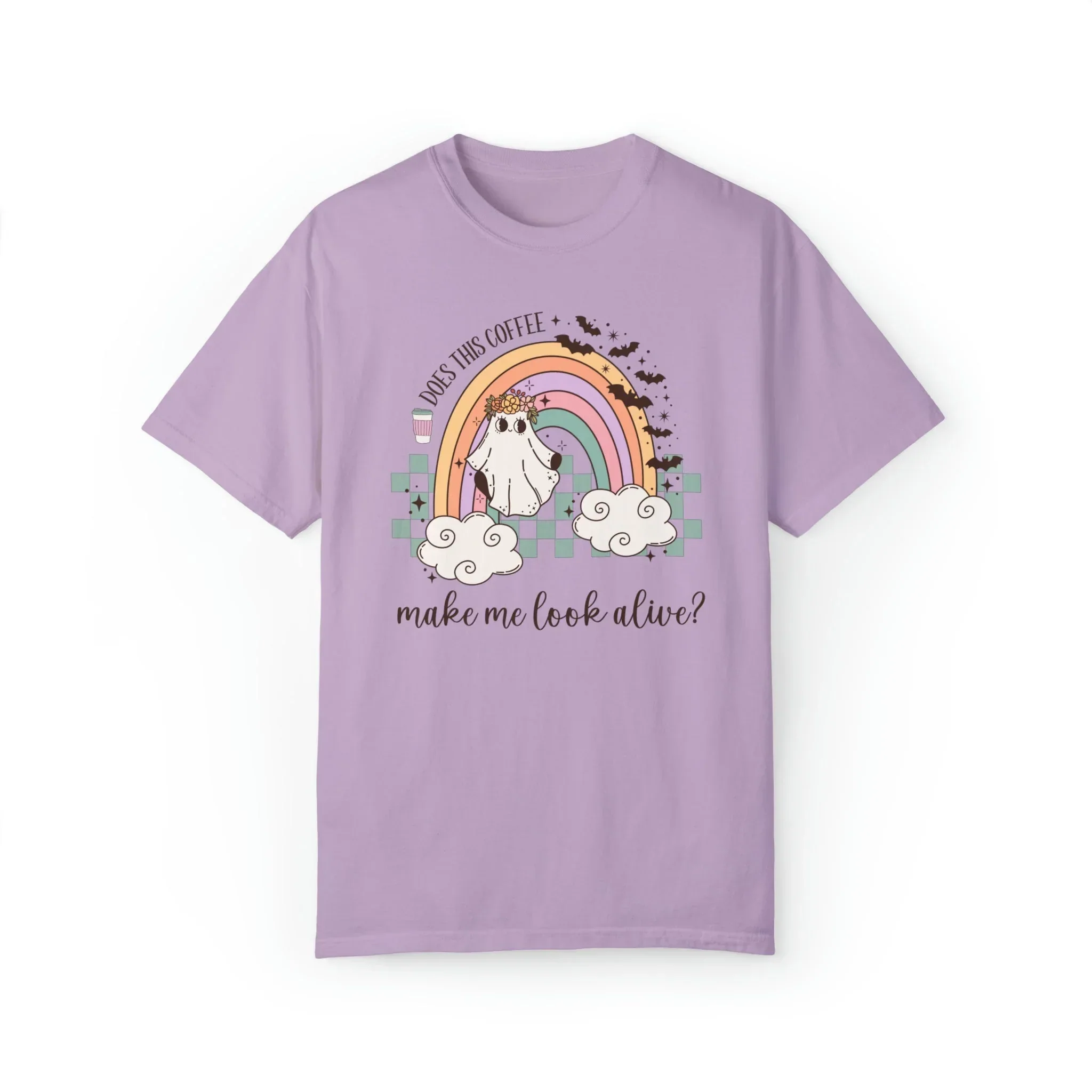 Spooky Coffee Lover Shirt: Does This Coffee Make Me Look Alive? - Image 5