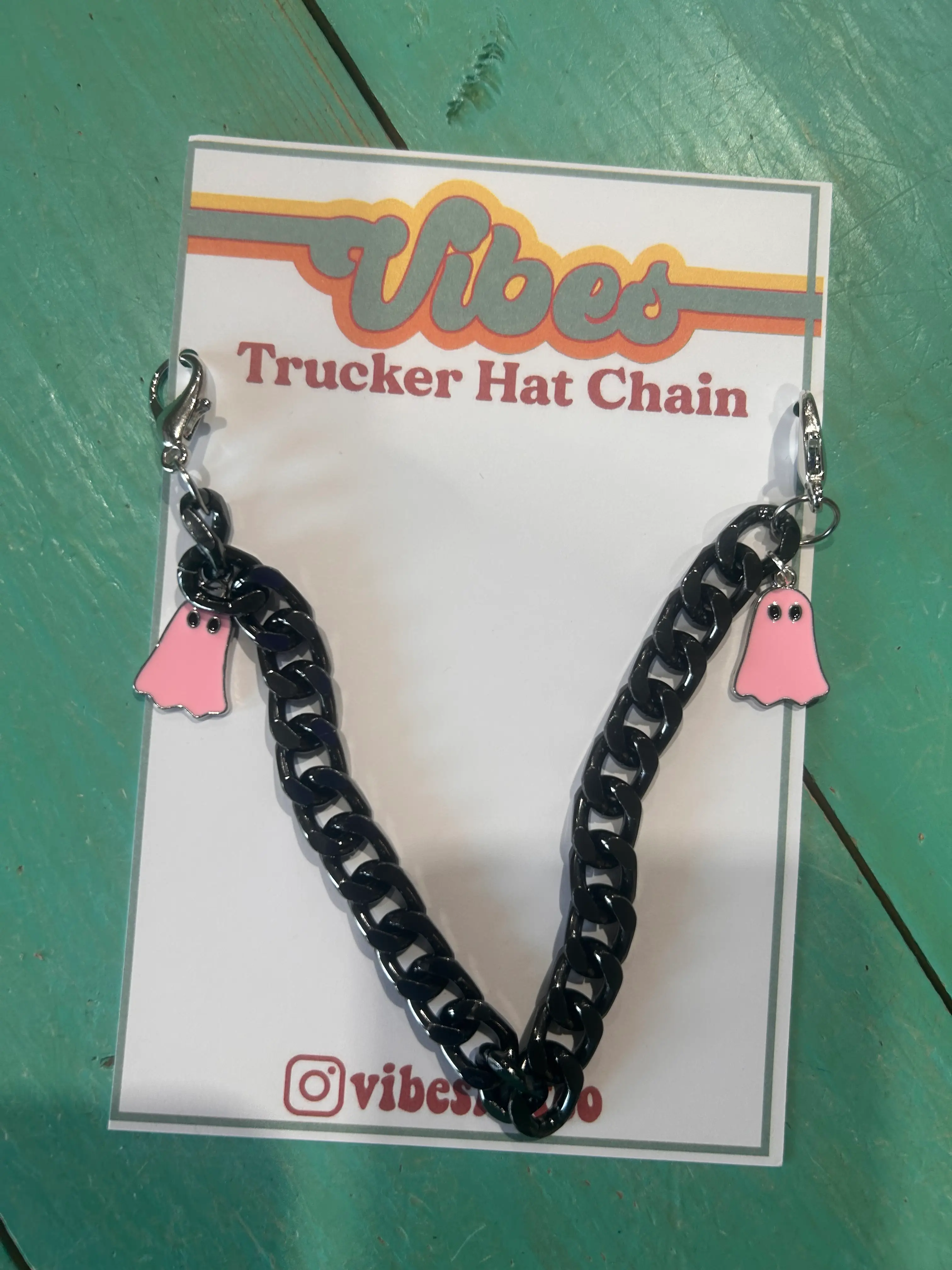Spooky Ghost Trucker Hat Chain - Image 2