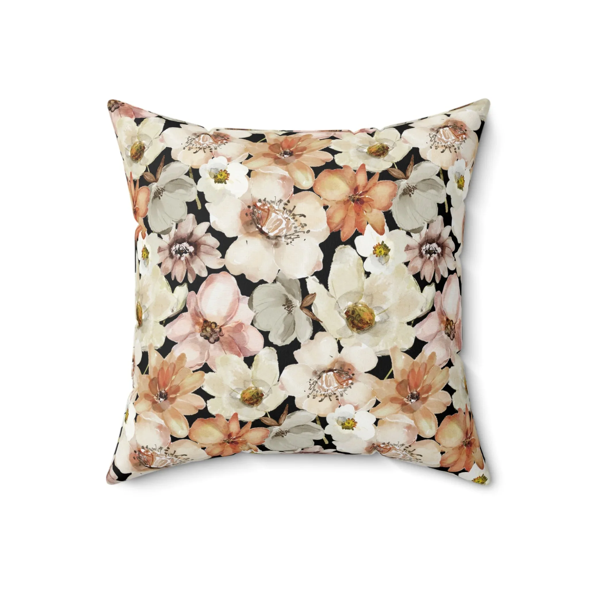 Spooky Halloween Cat Pillow for Fall with Kittens and Flowers: Creep It Real - Image 2