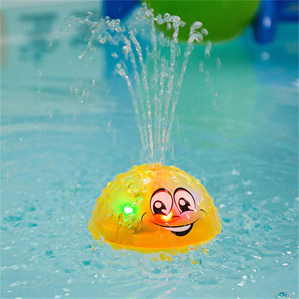 Spray Water Light Rotate With Shower Pool Kids Toys For Children Toddler Swimming Party - Image 2