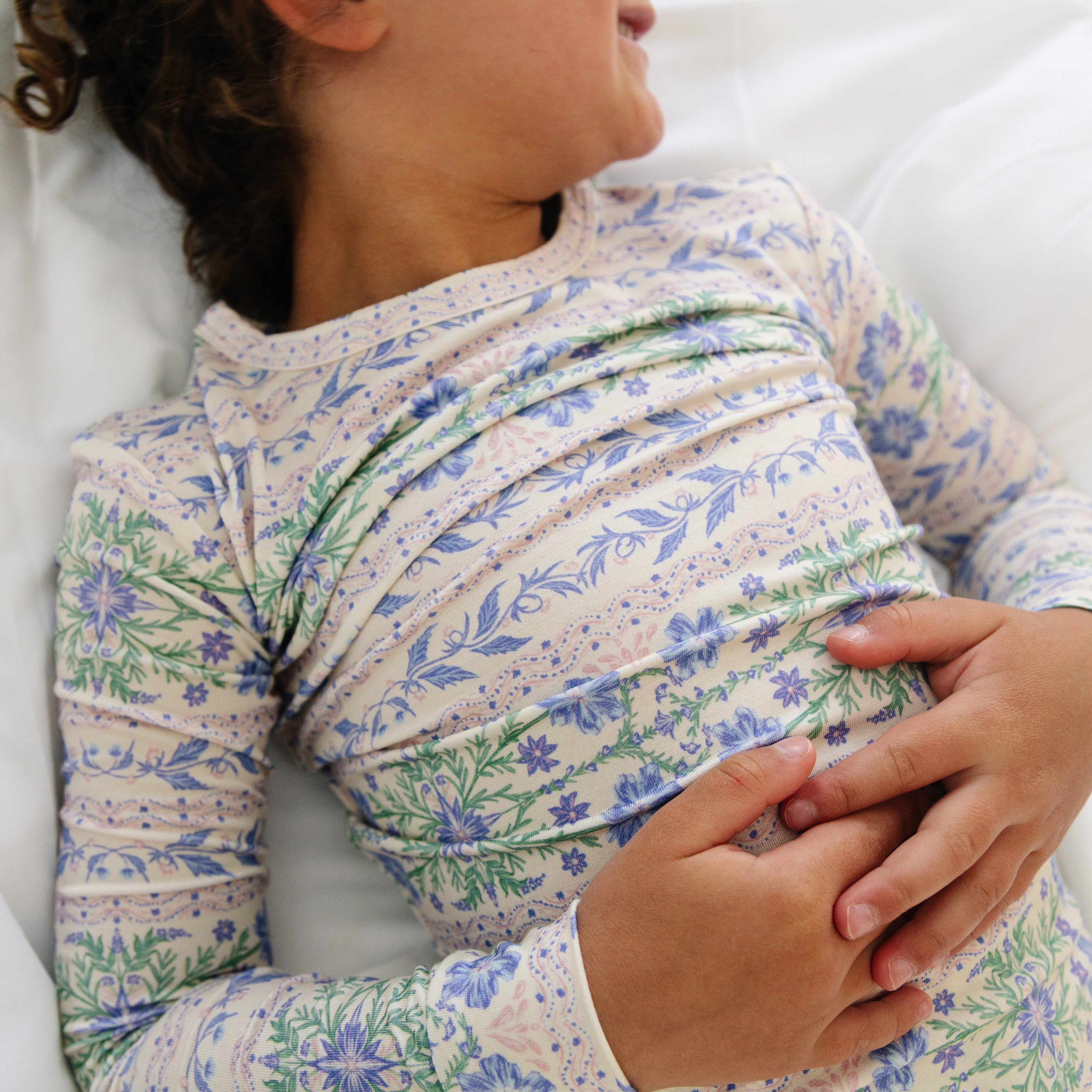 Spring Cascade Bamboo Toddler Pajama Set - Image 4
