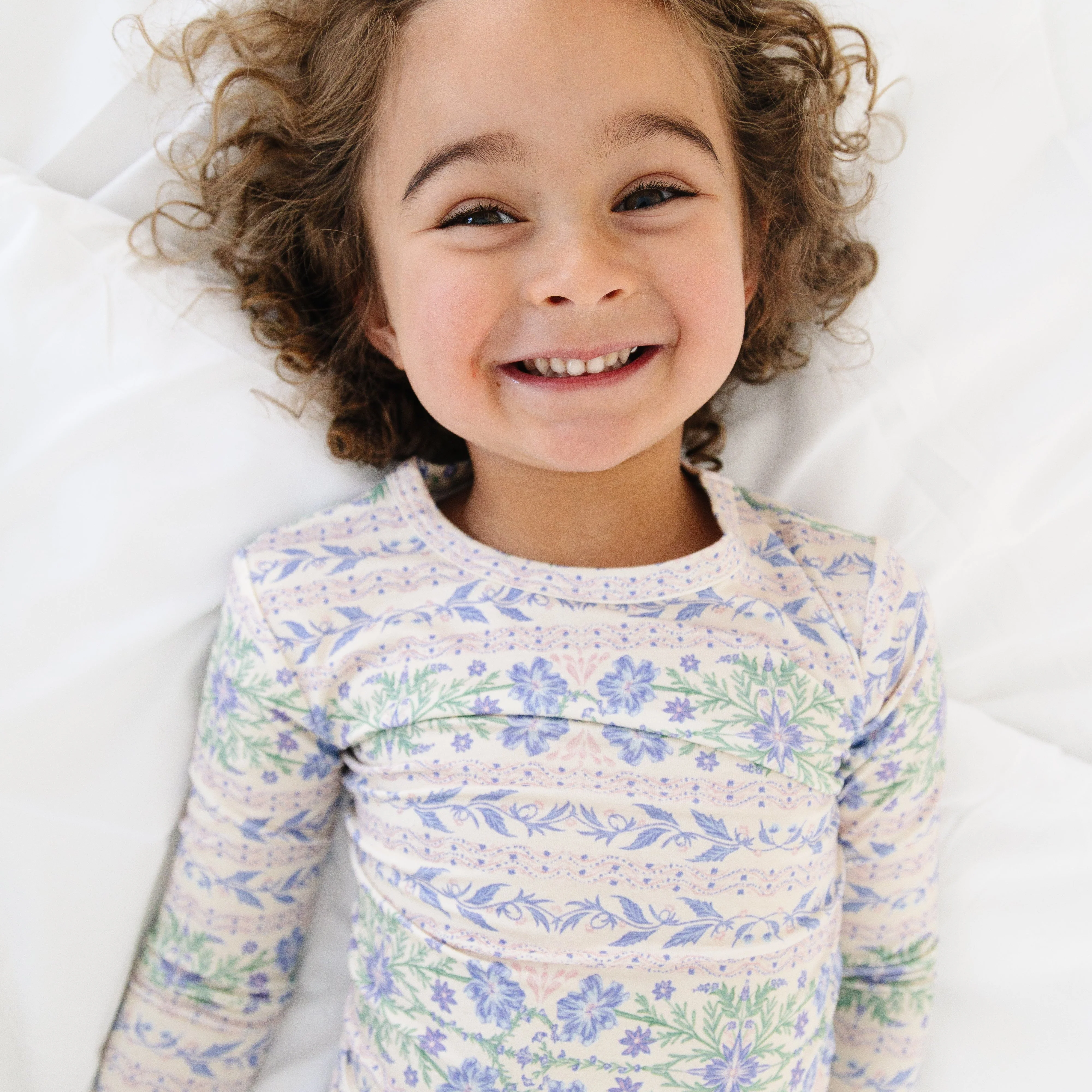 Spring Cascade Bamboo Toddler Pajama Set - Image 6