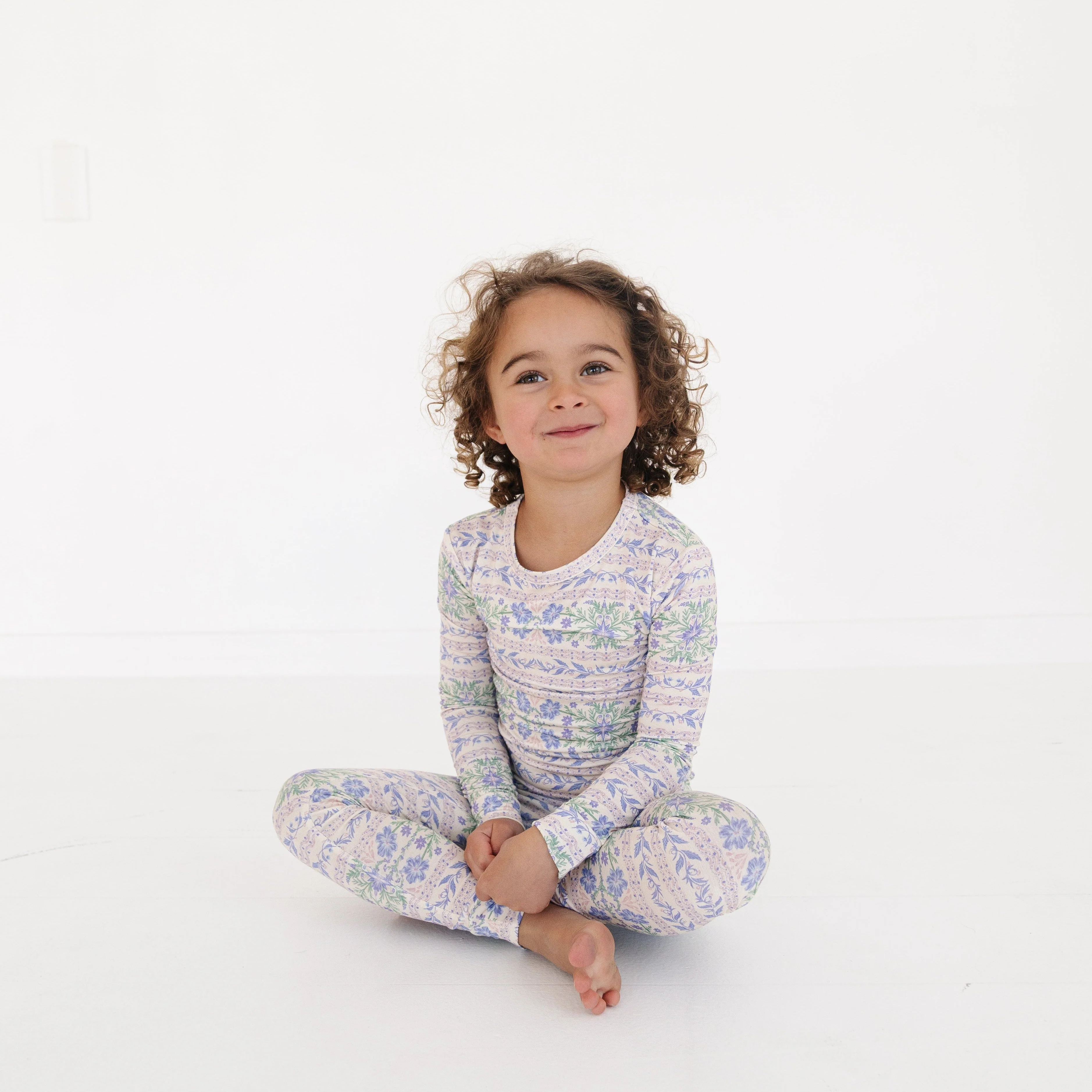 Spring Cascade Bamboo Toddler Pajama Set - Image 7