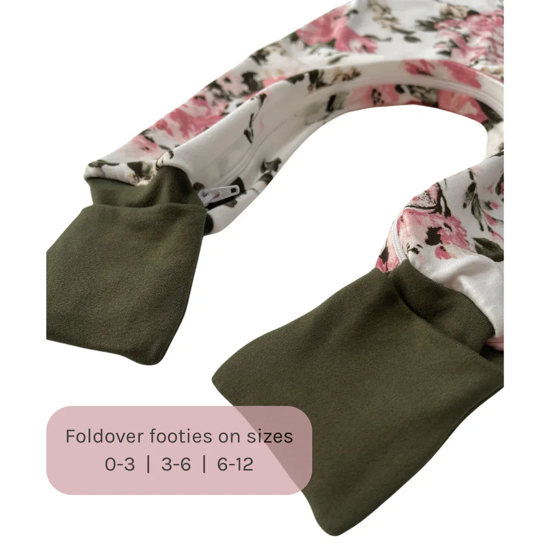 Spring Floral Zip Romper - Image 2