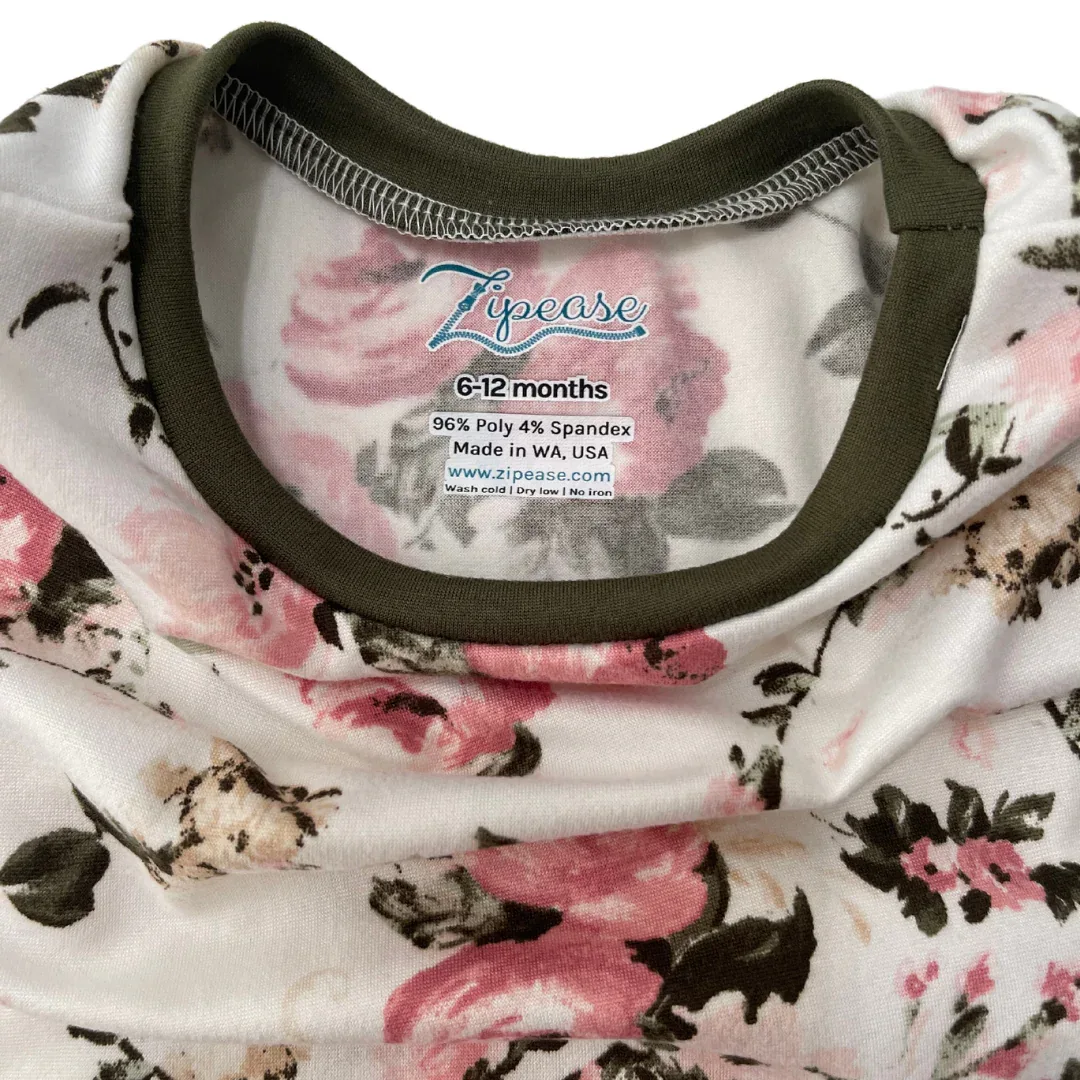 Spring Floral Zip Romper - Image 3