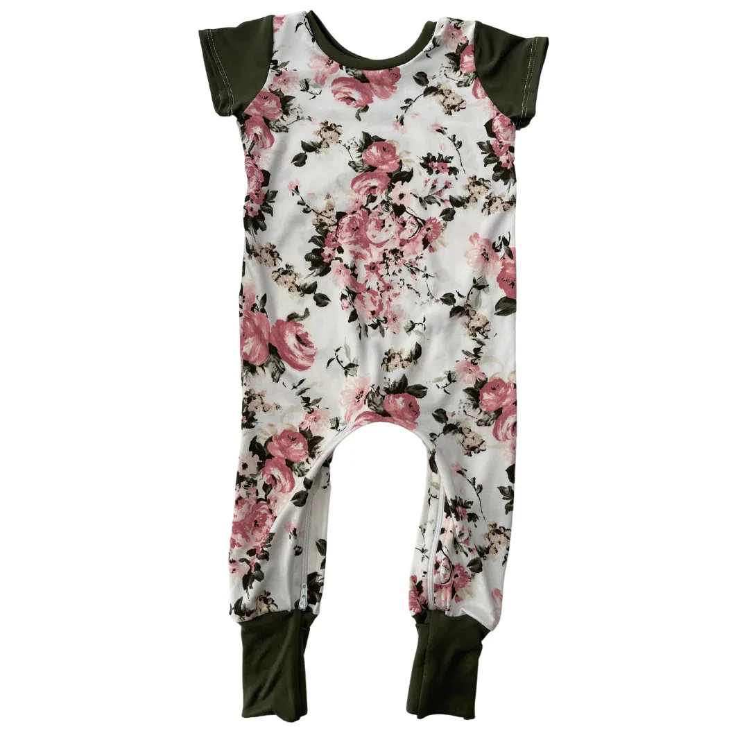 Spring Floral Zip Romper - Image 5