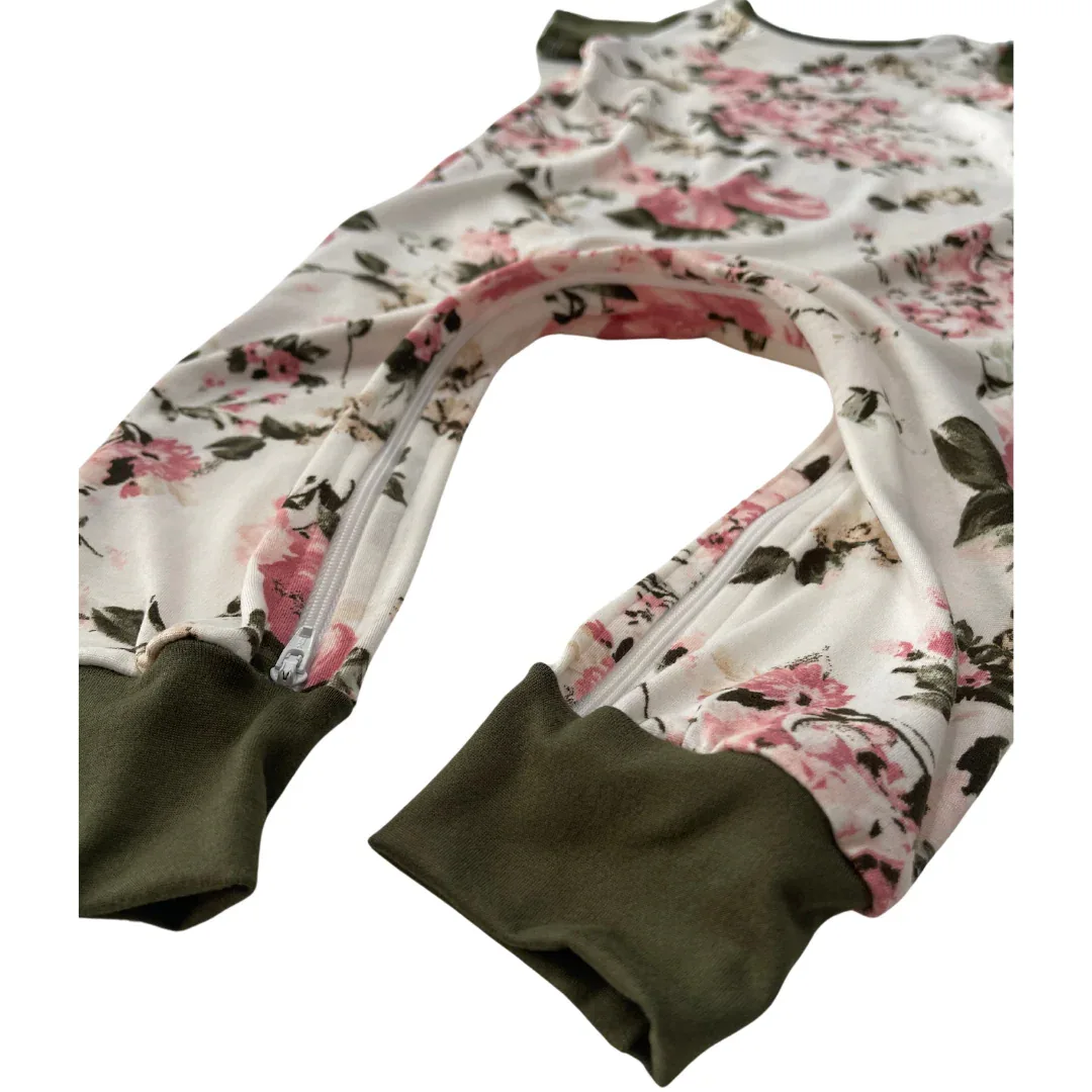 Spring Floral Zip Romper - Image 6