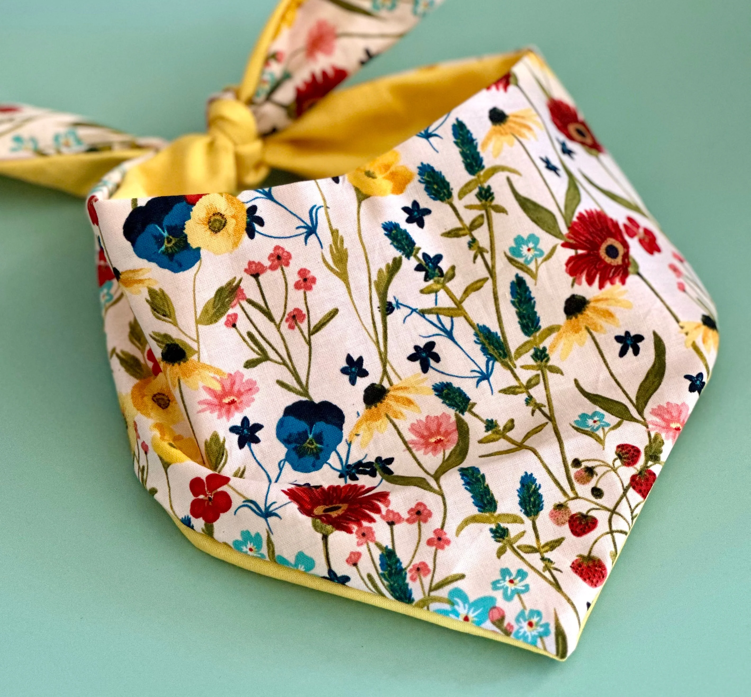 Spring Flowers Dog Bandana New Arrivals - Image 3