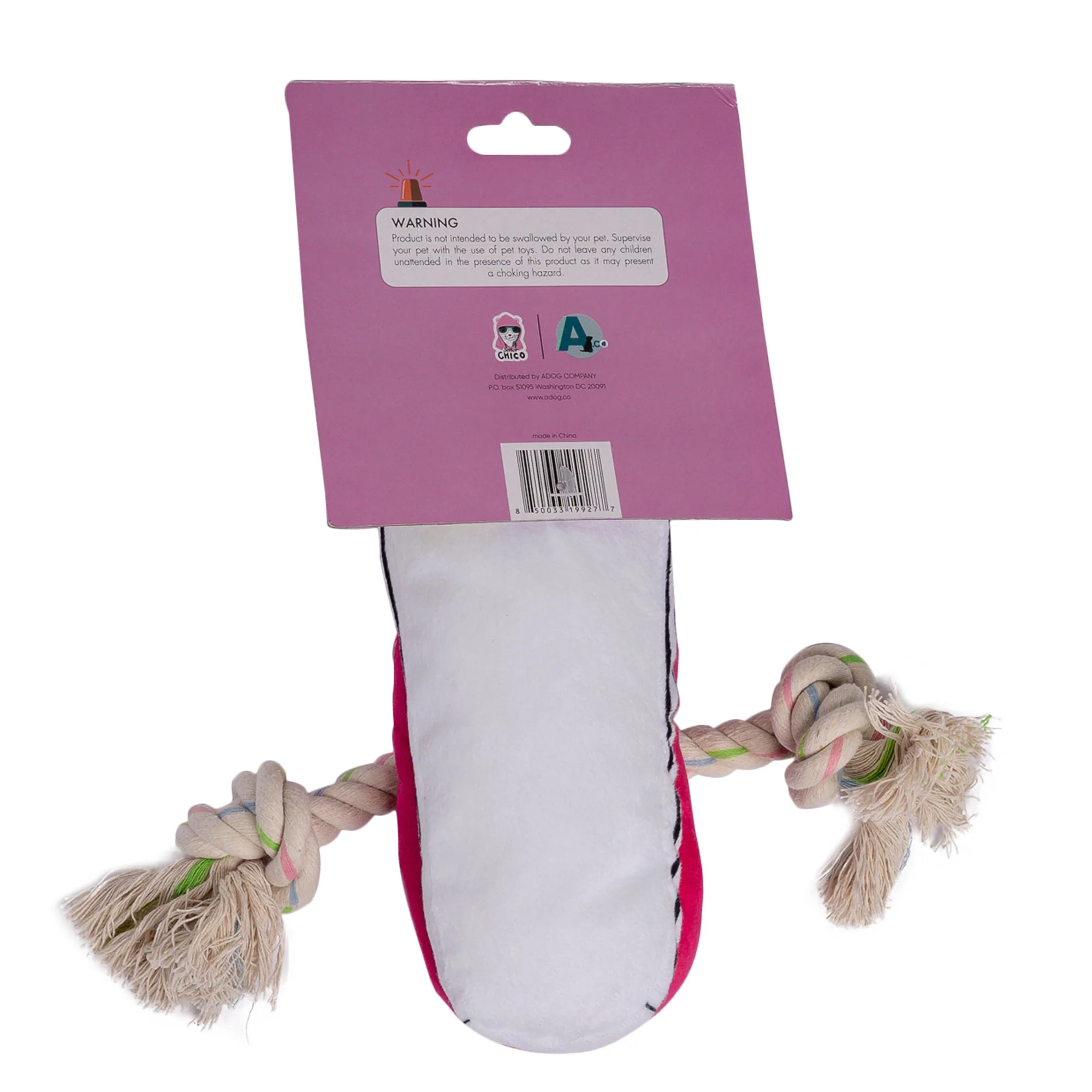 Squeaky Comfort Plush Sneaker Dog Toy – with Treat Compartment, Safe & Durable – Pink - Image 2
