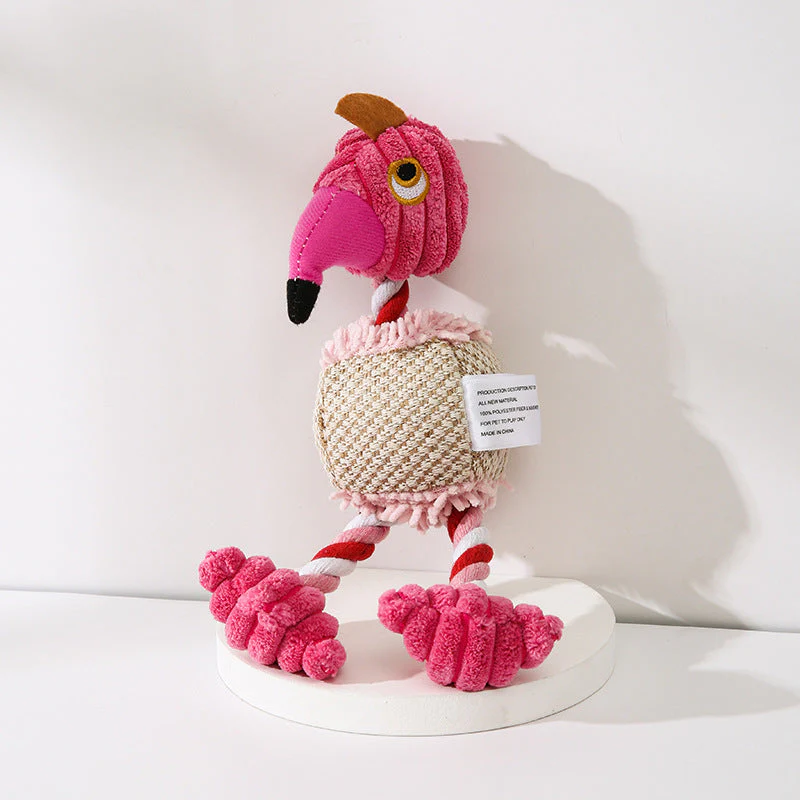 Squeaky Donkey Plush Dog Toy - Image 14