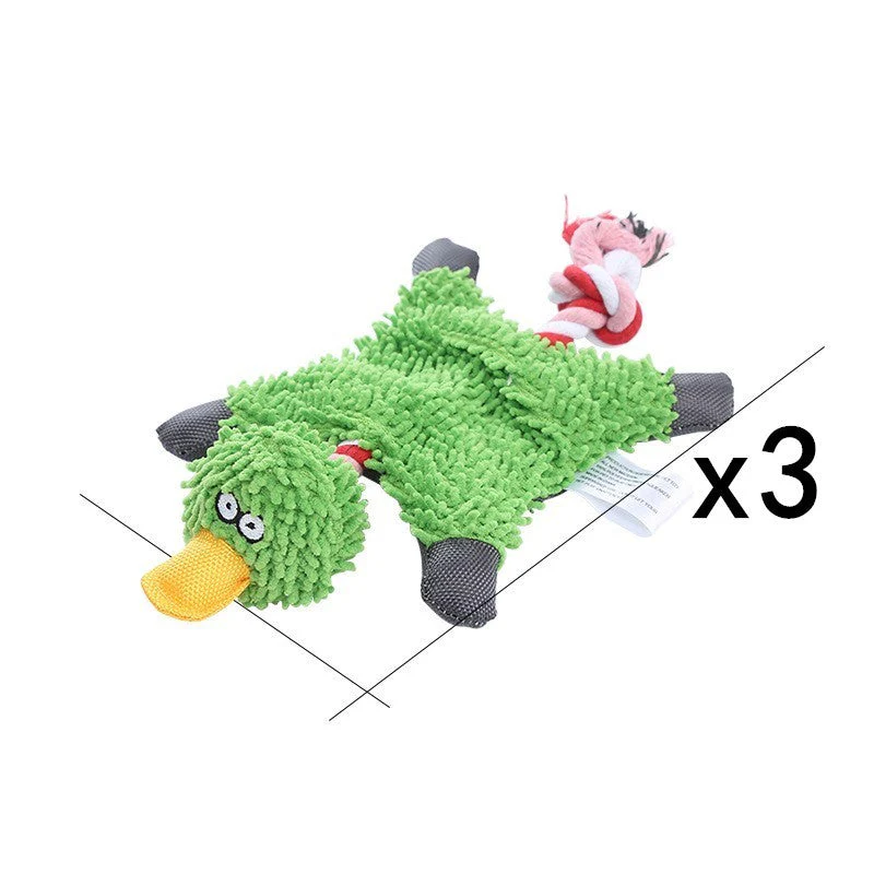 Squeaky Donkey Plush Dog Toy - Image 18