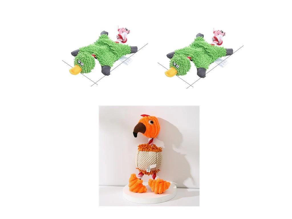 Squeaky Donkey Plush Dog Toy - Image 20