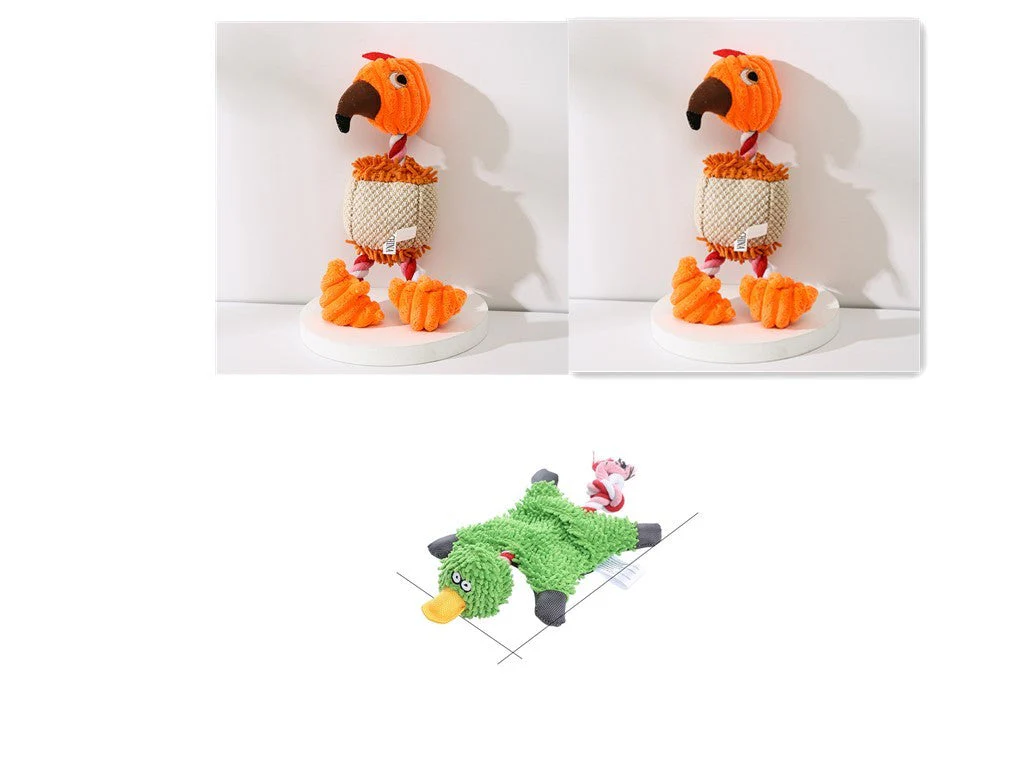 Squeaky Donkey Plush Dog Toy - Image 23