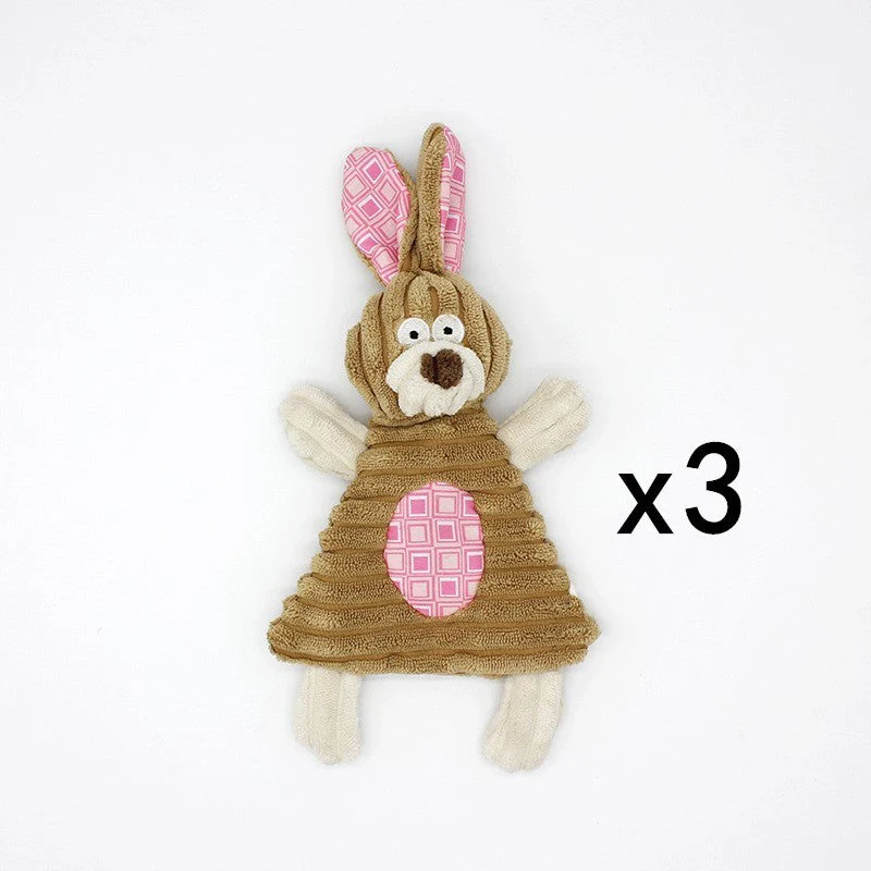 Squeaky Donkey Plush Dog Toy - Image 26