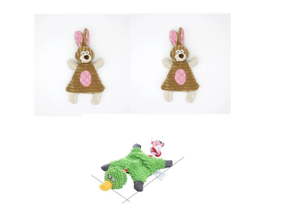 Squeaky Donkey Plush Dog Toy - Image 29