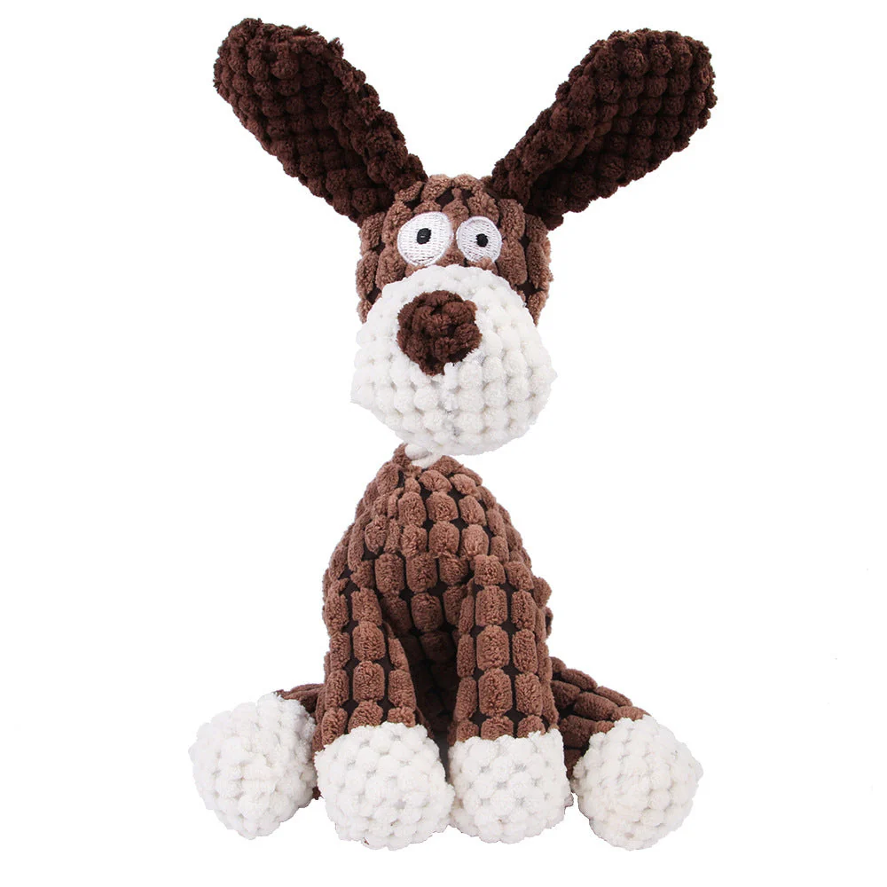 Squeaky Donkey Plush Dog Toy - Image 3