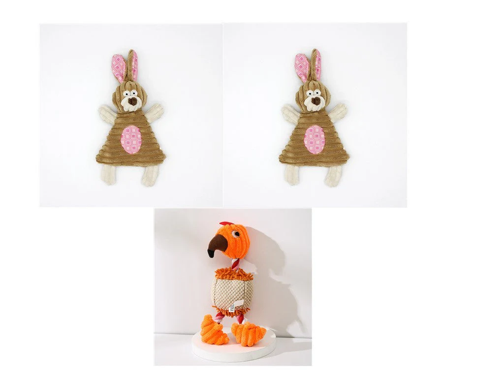Squeaky Donkey Plush Dog Toy - Image 31