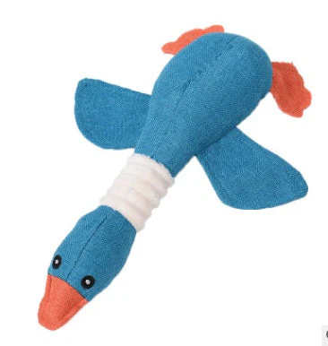 Squeaky Duck Shaped Dog Chew Toy - Image 3
