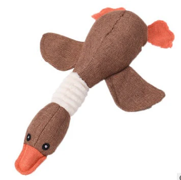 Squeaky Duck Shaped Dog Chew Toy - Image 5