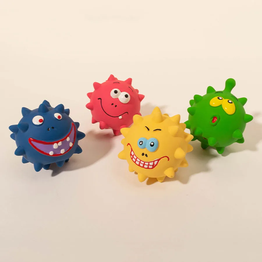 Squeaky Thorn Dog Chew Toy – Bite Resistant & Tooth Cleaning - Image 3