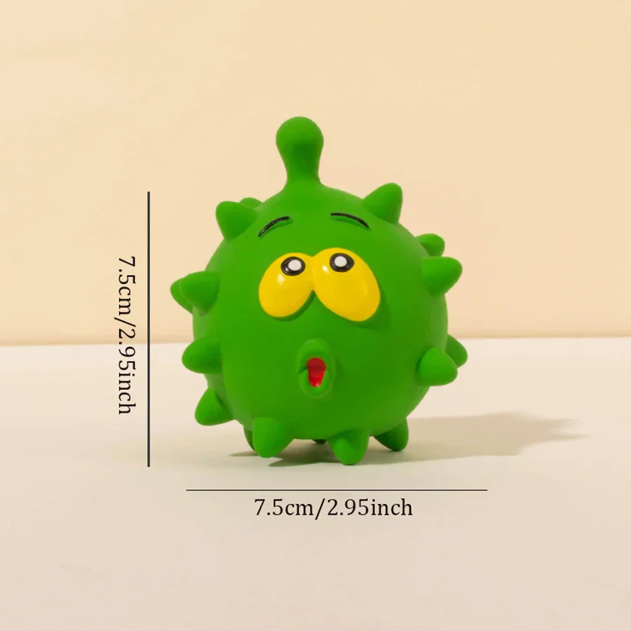 Squeaky Thorn Dog Chew Toy – Bite Resistant & Tooth Cleaning - Image 8
