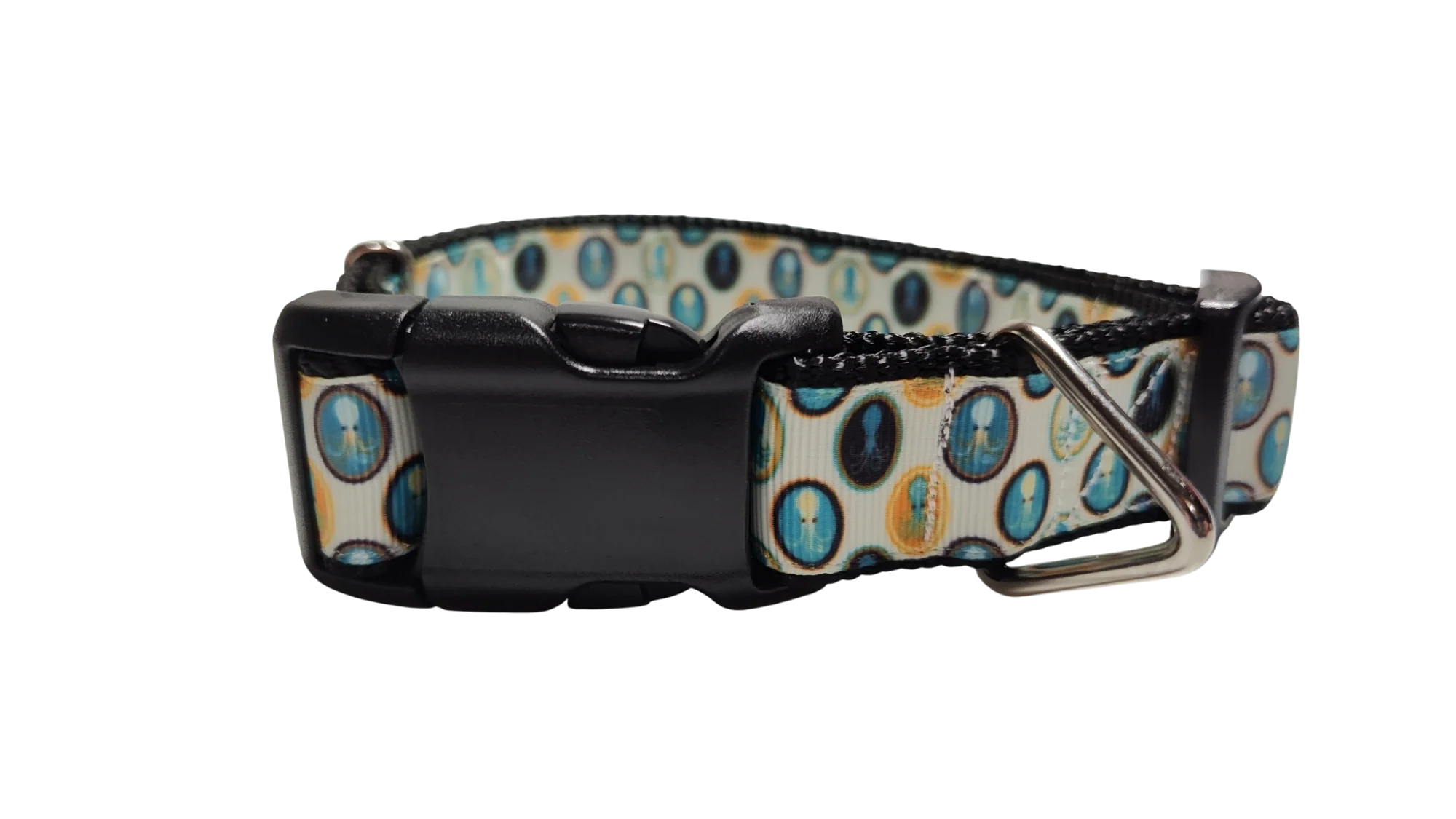 Squid Portraits Nylon Dog Collar - Image 2