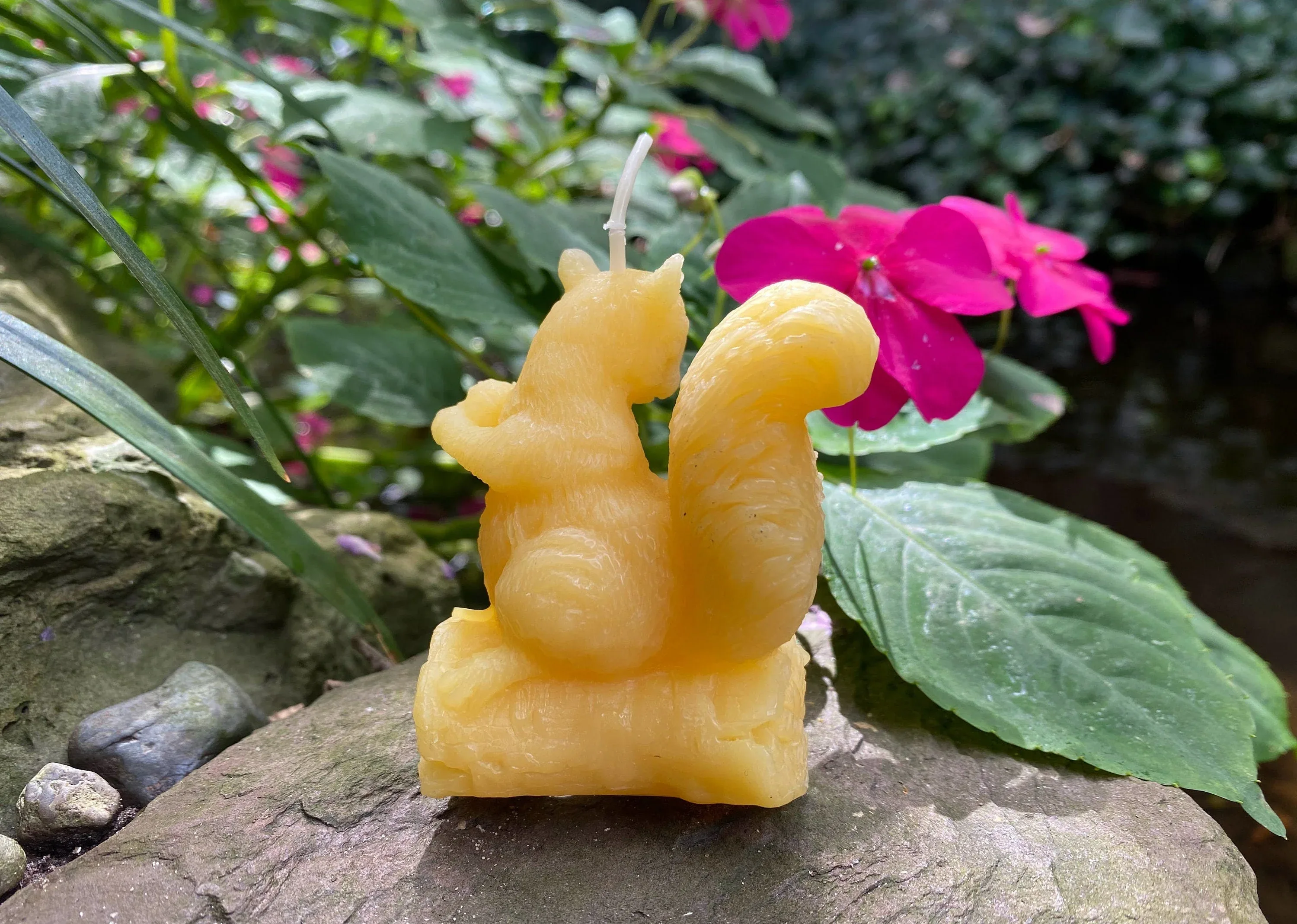 Squirrel Beeswax Candle - Image 5