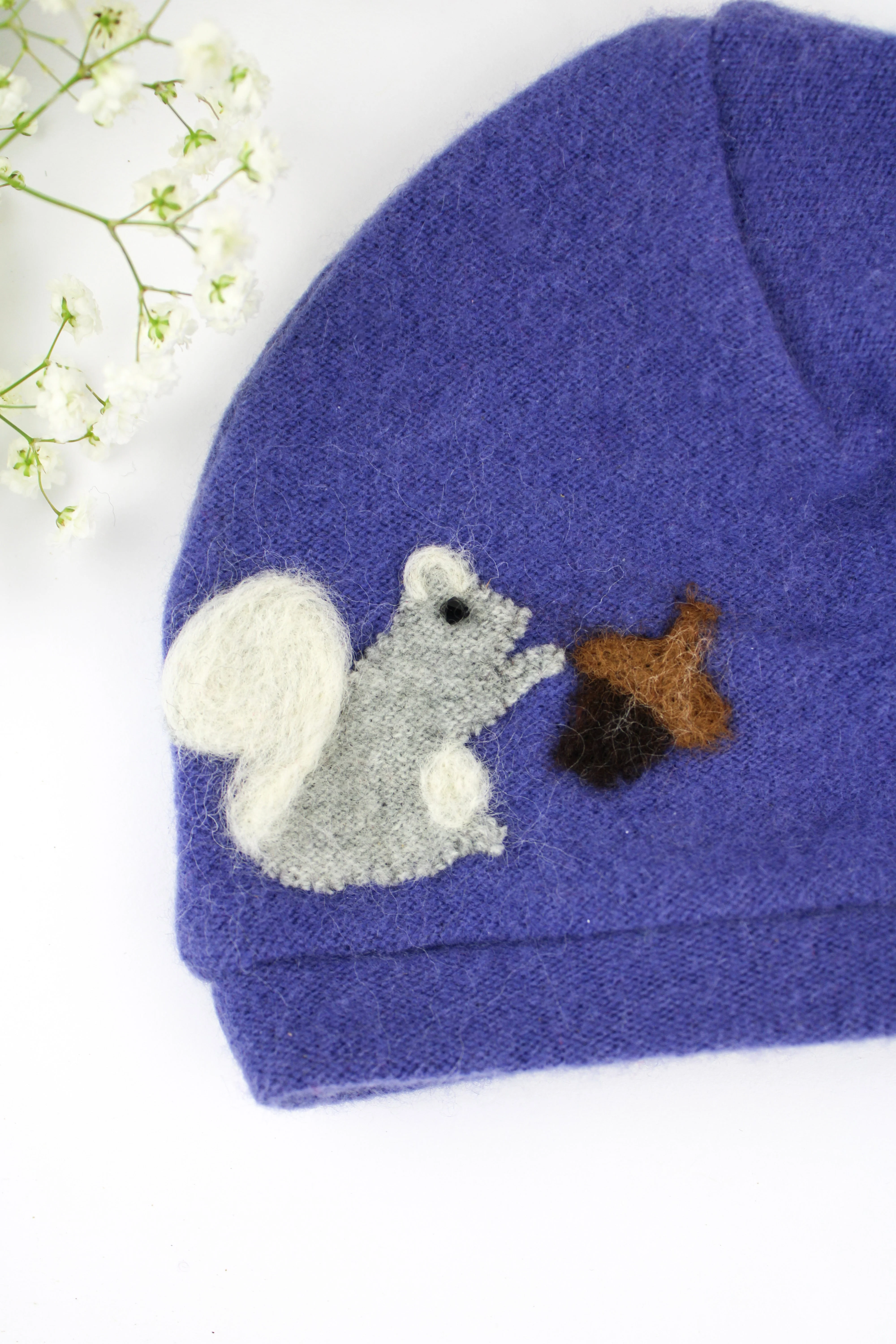 Squirrel Cashmere Hat - Baby - Image 11