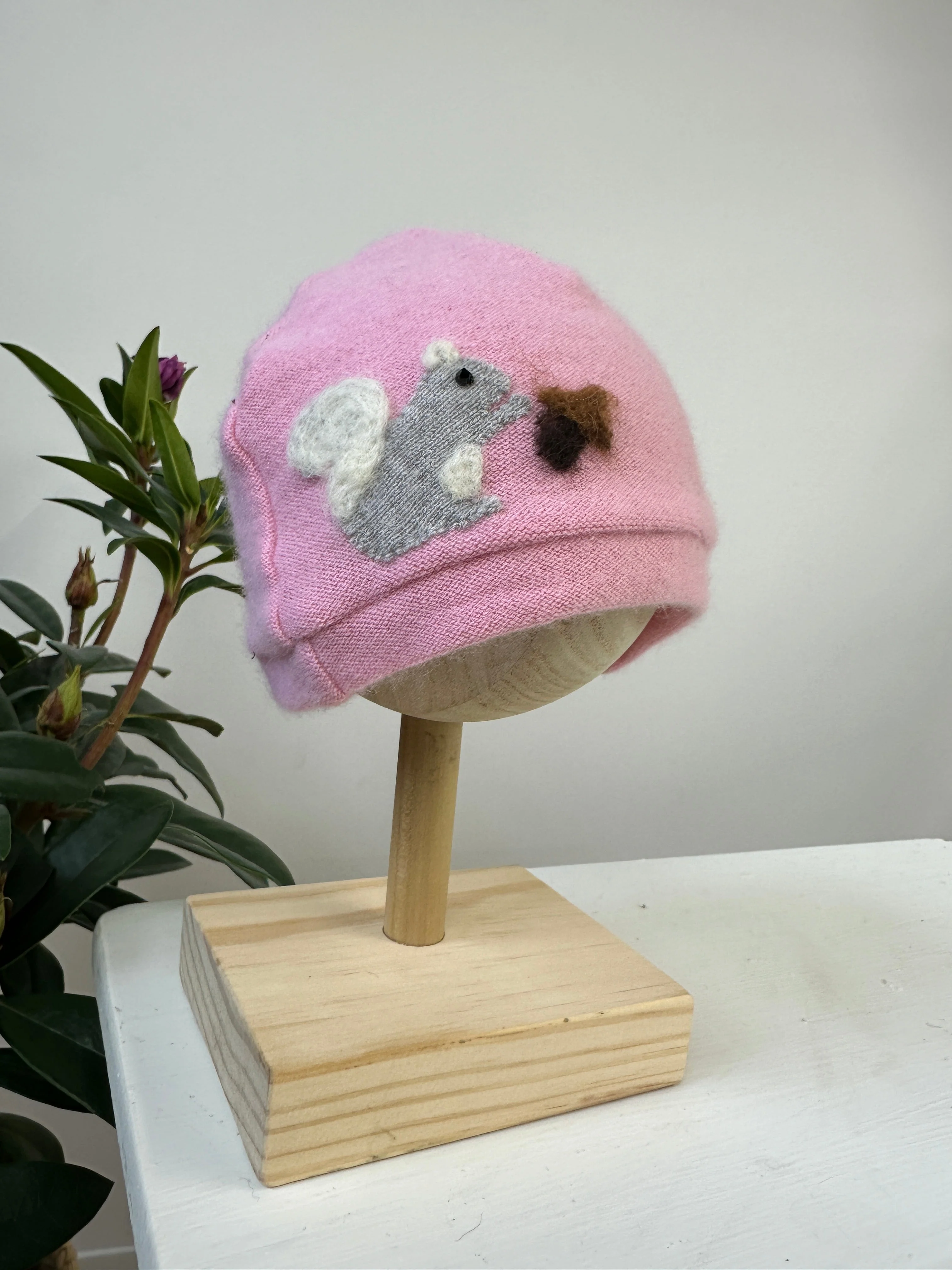Squirrel Cashmere Hat - Baby - Image 3