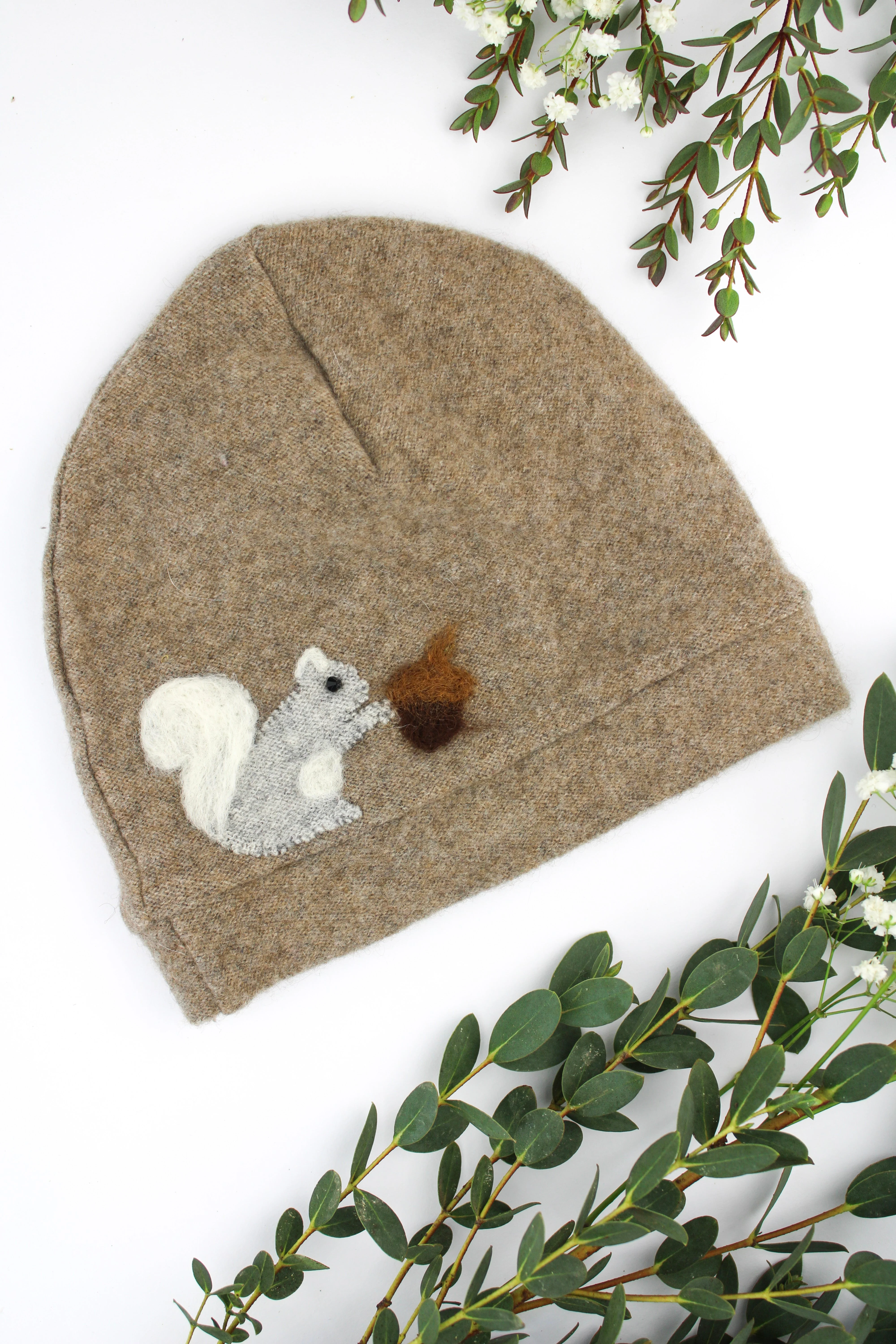 Squirrel Cashmere Hat - Baby - Image 6