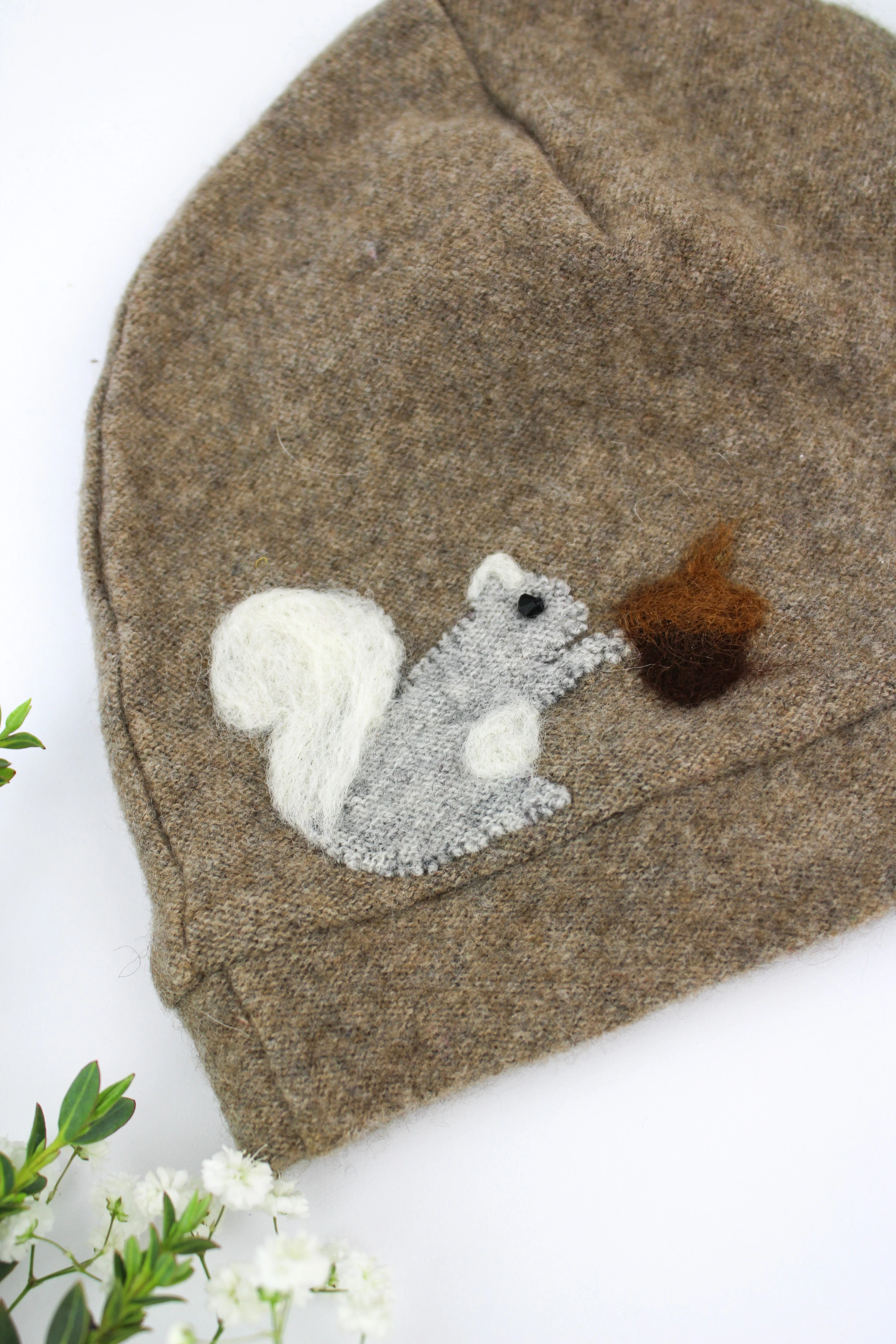 Squirrel Cashmere Hat - Baby - Image 7