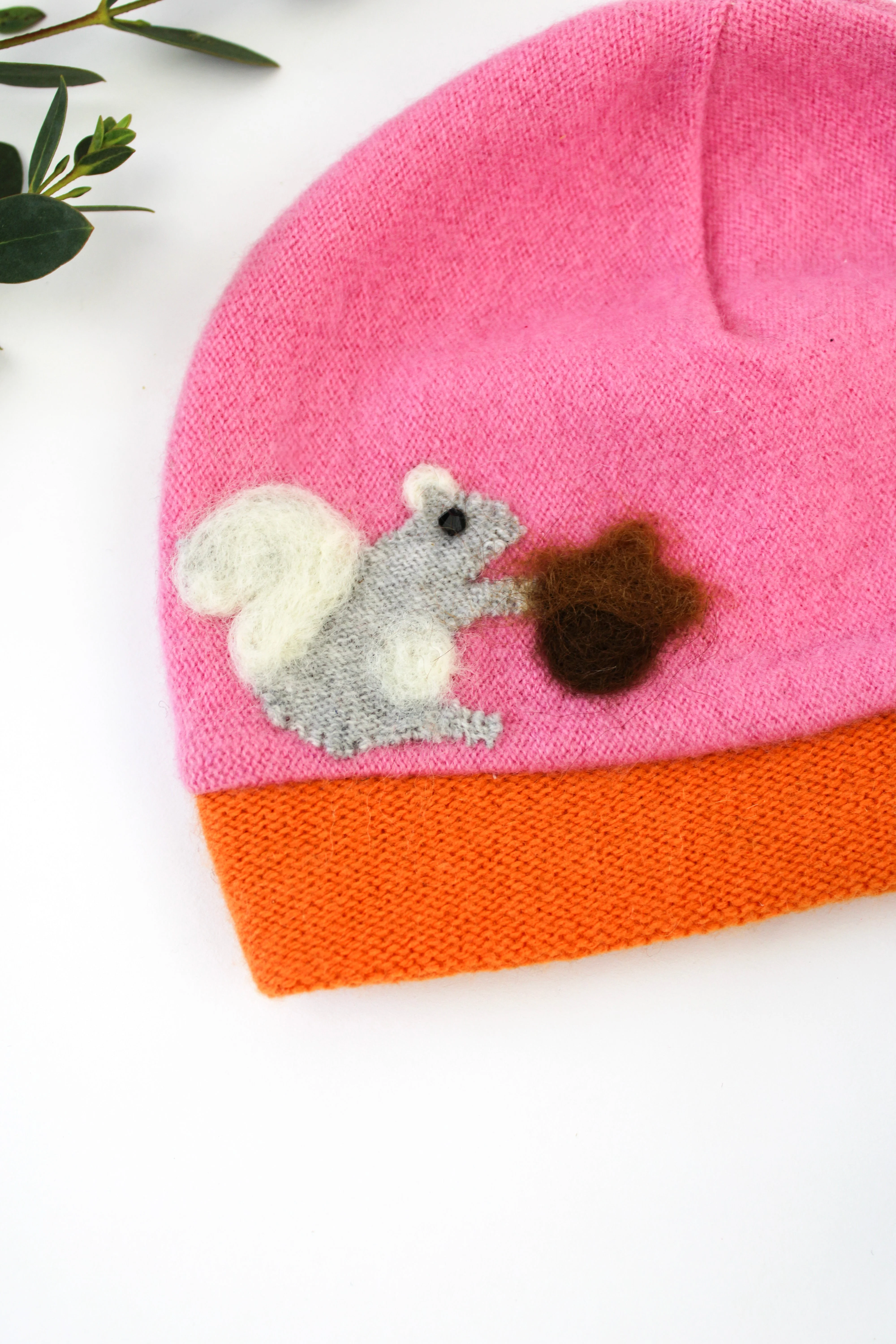Squirrel Cashmere Hat - Baby - Image 9