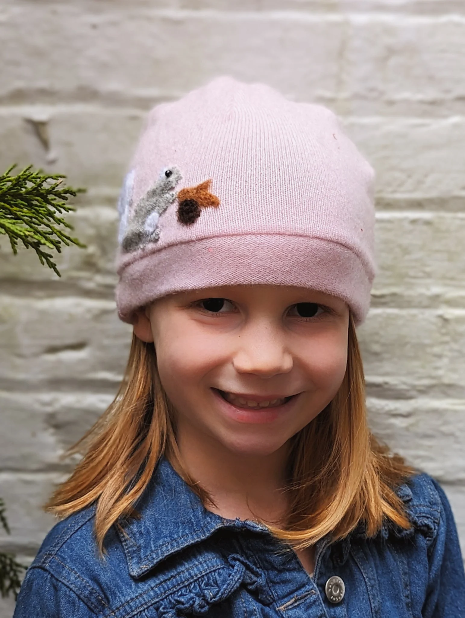 Squirrel Cashmere Hat - Child - Image 2