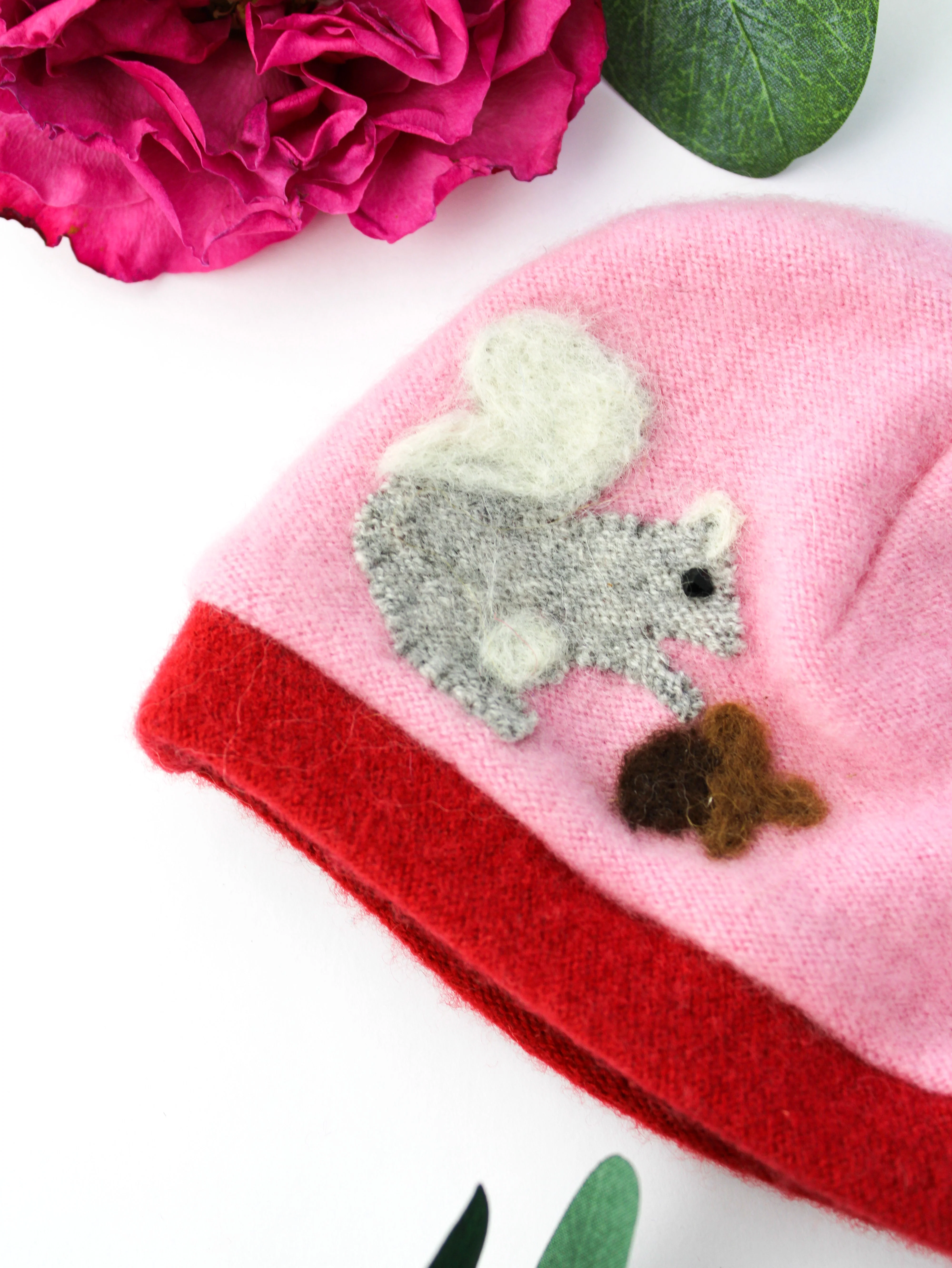 Squirrel Cashmere Hat - Newborn - Image 10