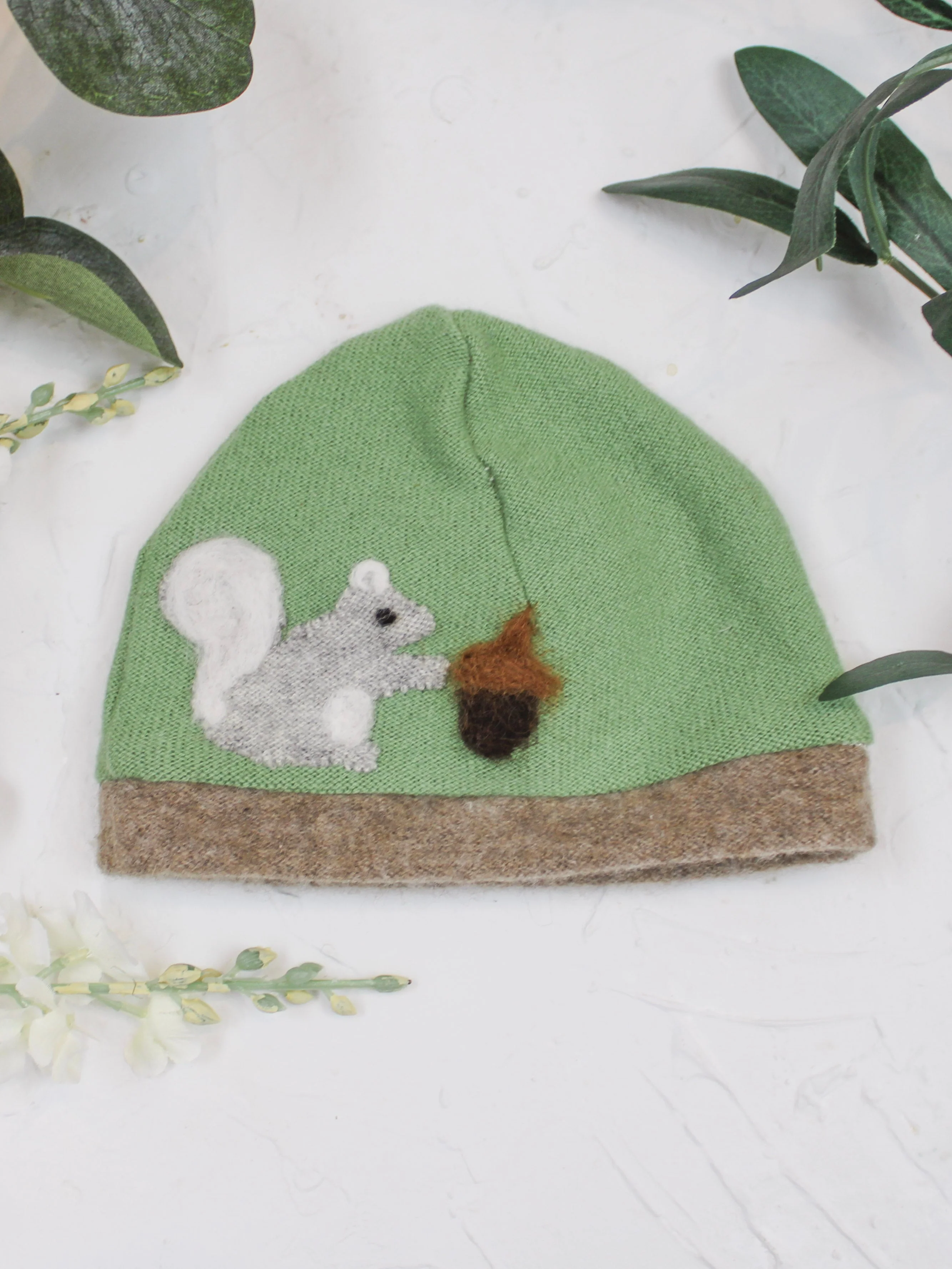 Squirrel Cashmere Hat - Newborn - Image 13
