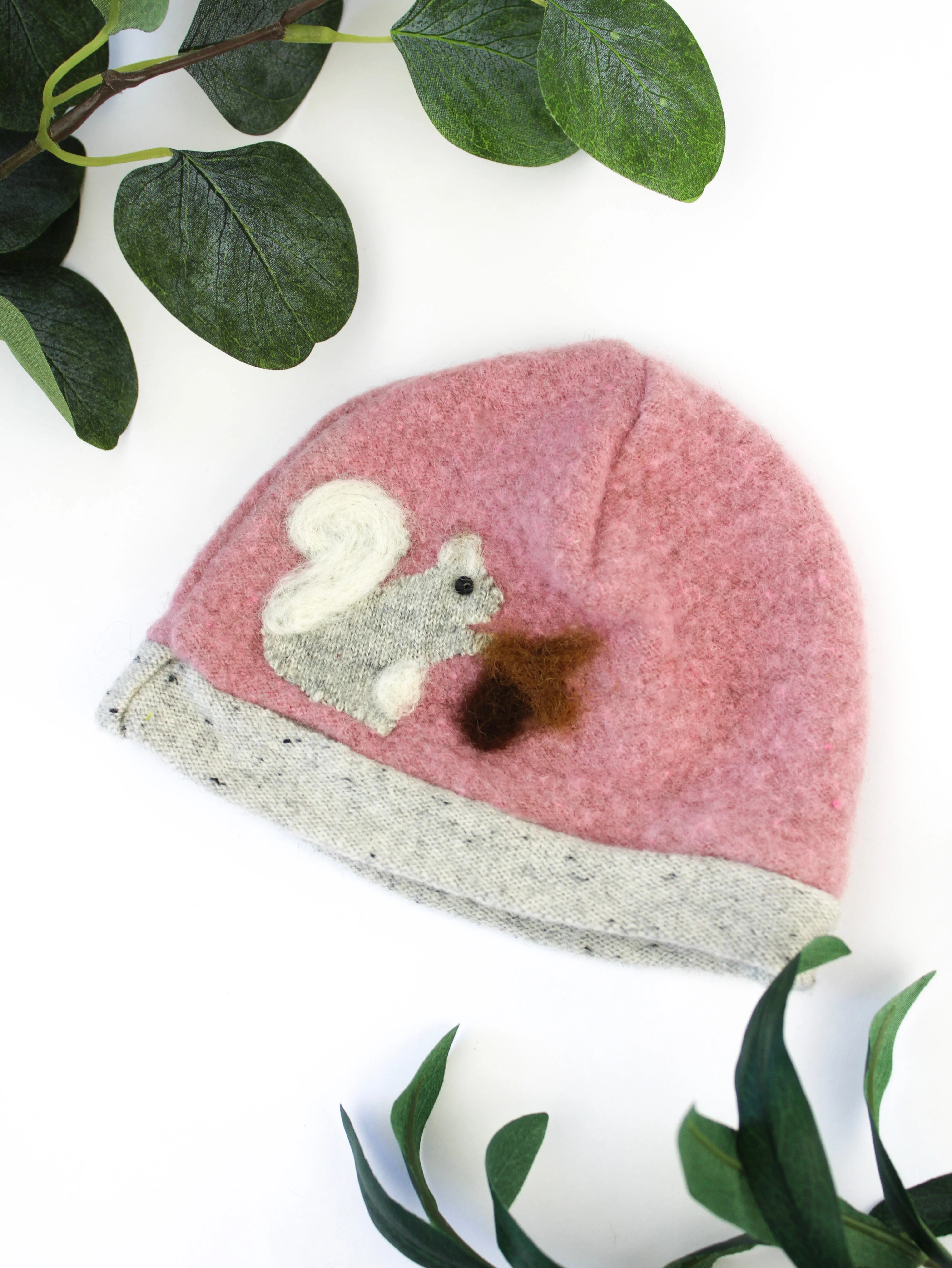 Squirrel Cashmere Hat - Newborn - Image 6