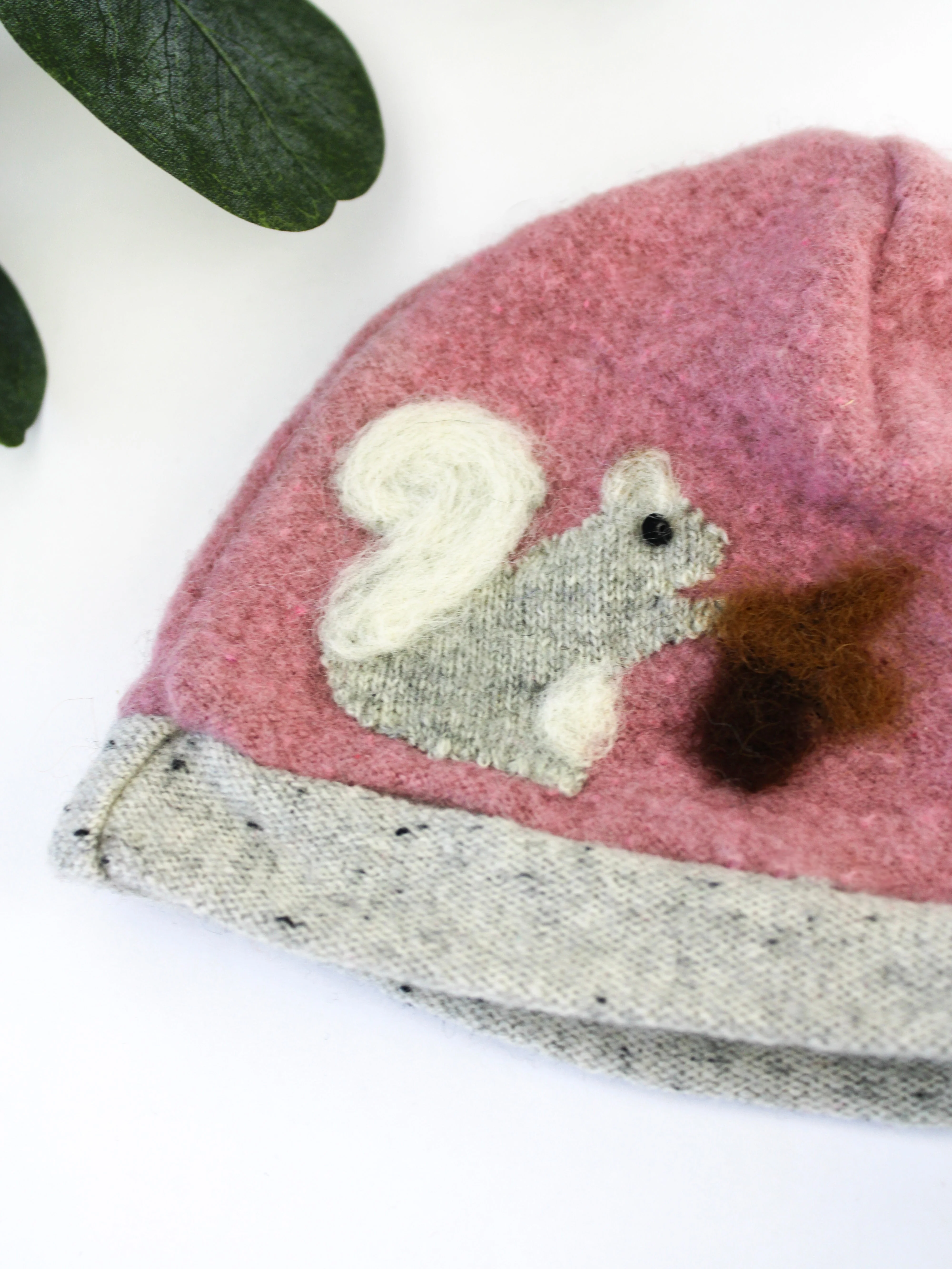 Squirrel Cashmere Hat - Newborn - Image 7
