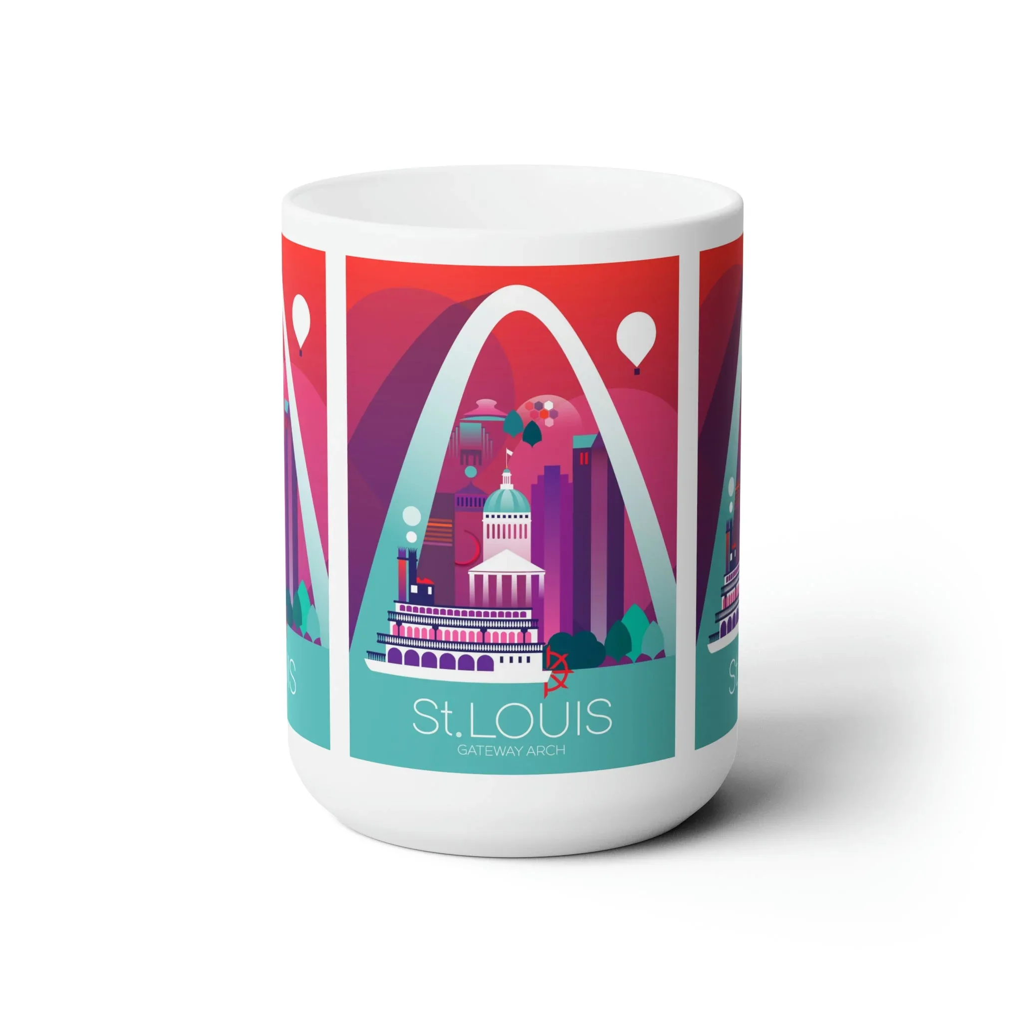 St Louis Ceramic Mug 11oz or 15oz - Image 2