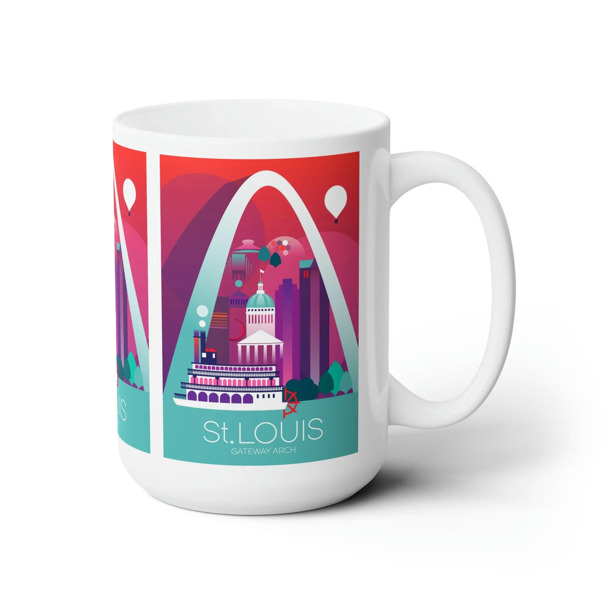 St Louis Ceramic Mug 11oz or 15oz - Image 3