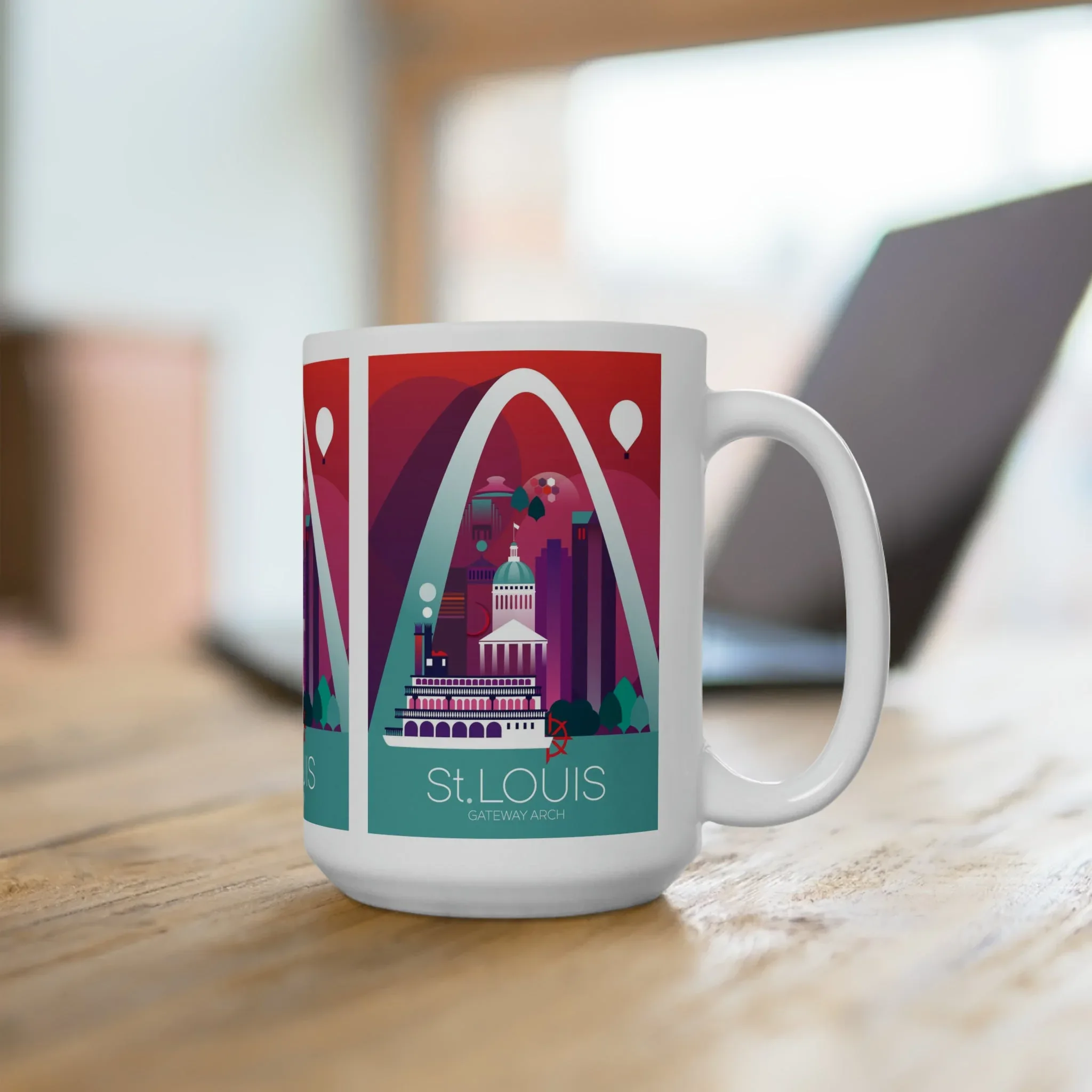 St Louis Ceramic Mug 11oz or 15oz - Image 4