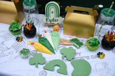 St. Patrick's Day Coloring Tablecloth - Image 7