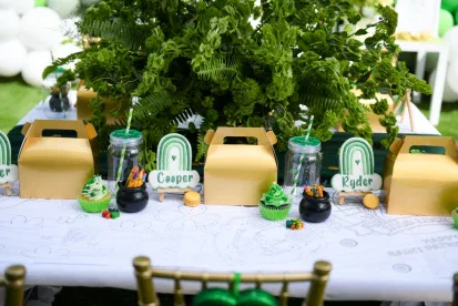 St. Patrick's Day Coloring Tablecloth - Image 9