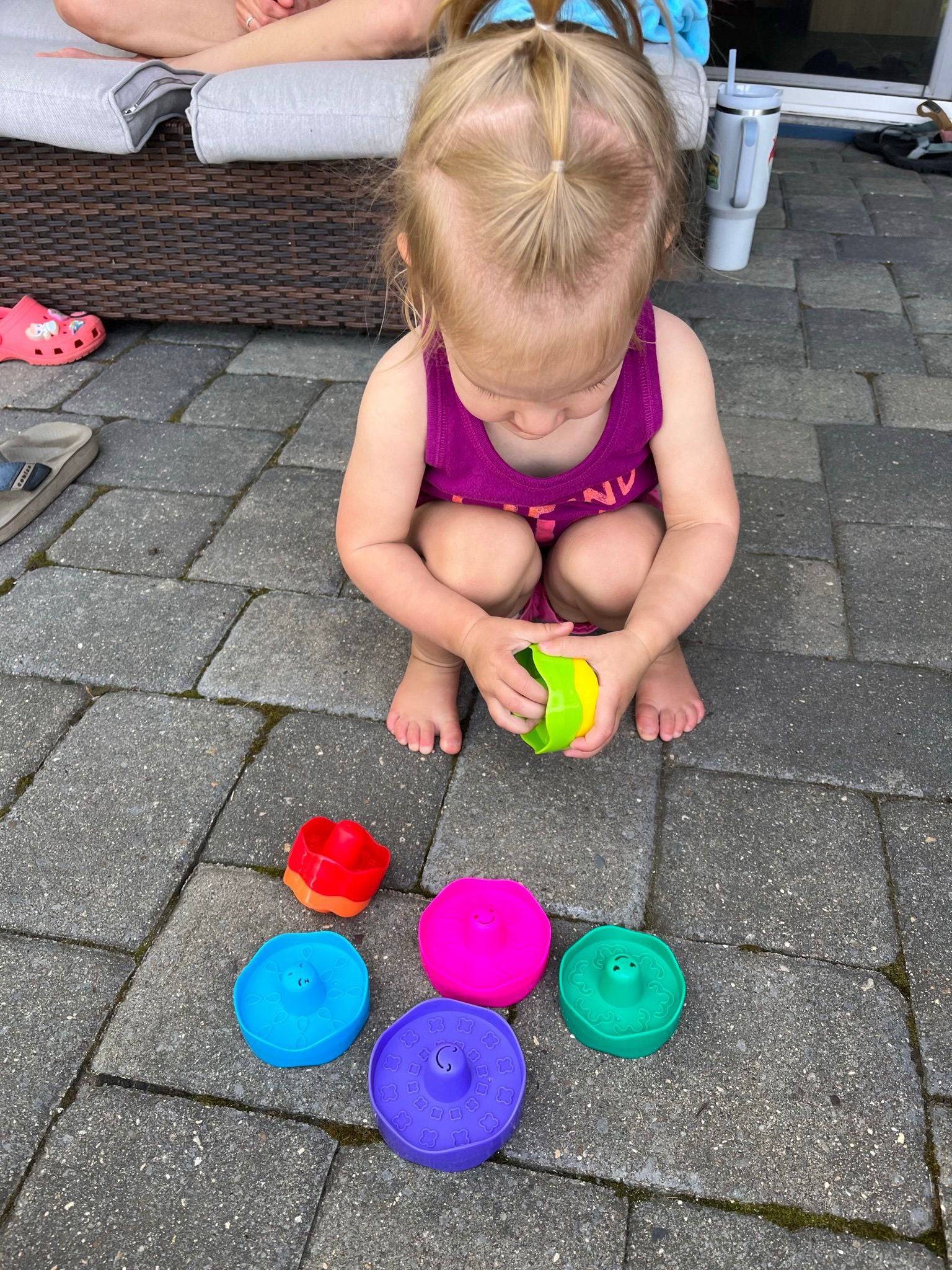 STACK & SPIN Spinning Tops Educational Toy - Image 6