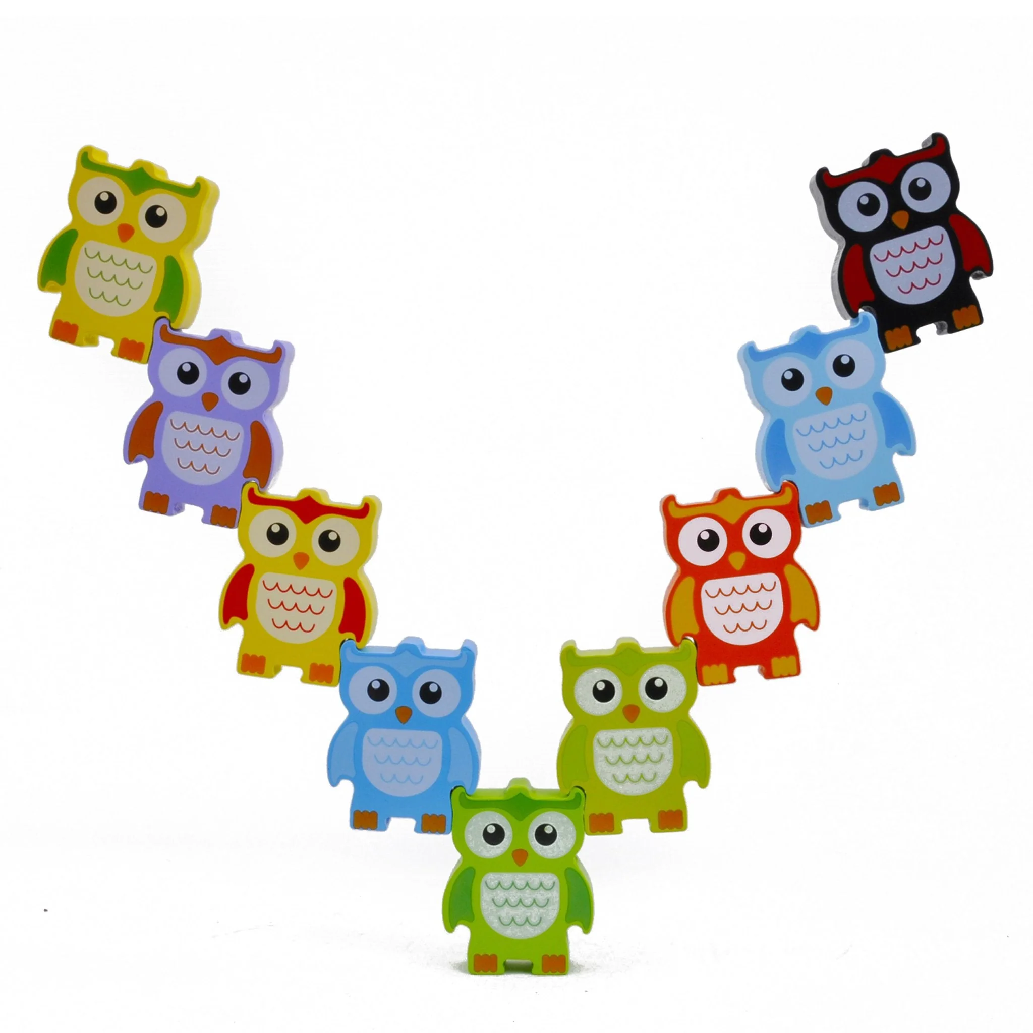 STACKING OWLS Wood Balance Challenge - Image 7