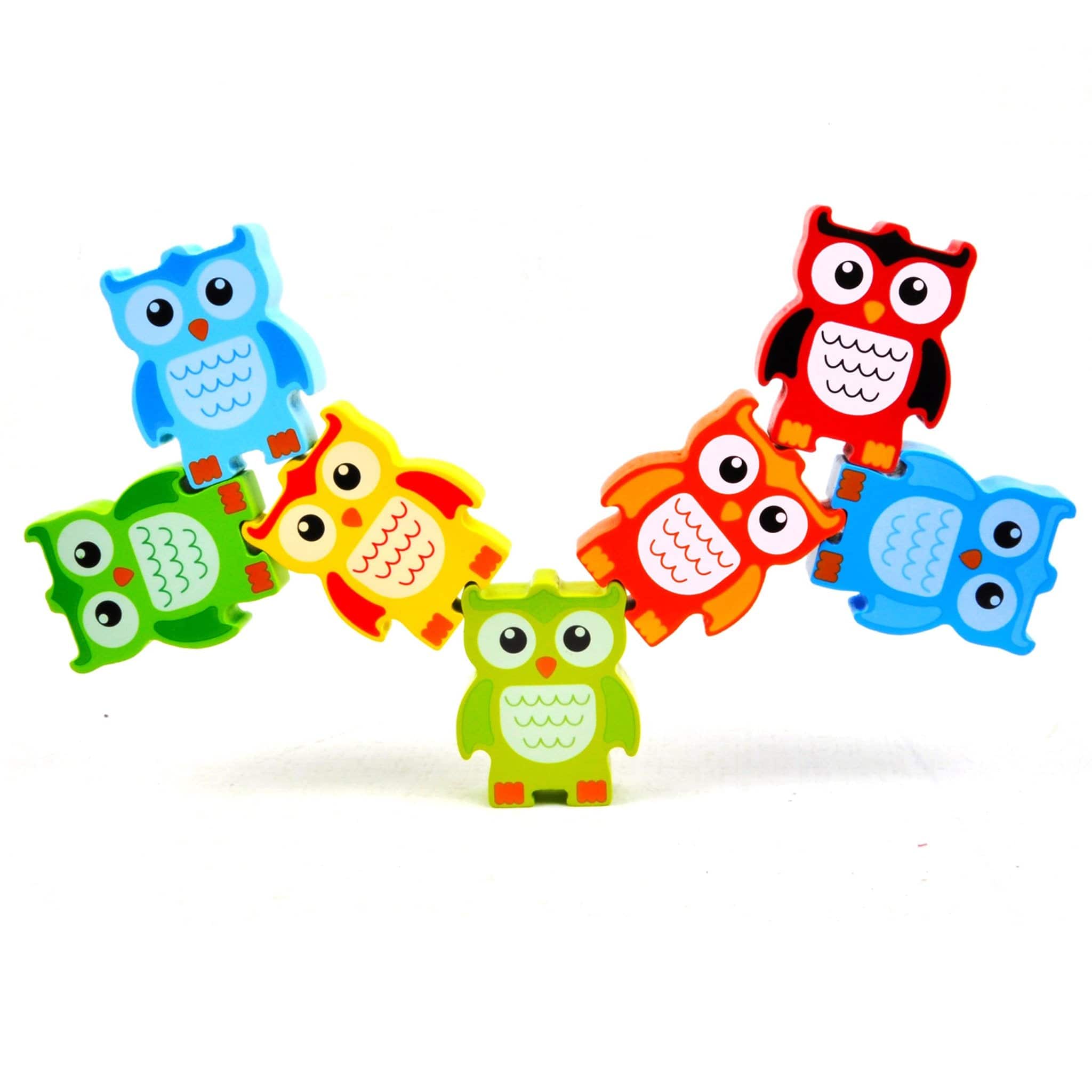 STACKING OWLS Wood Balance Challenge - Image 8