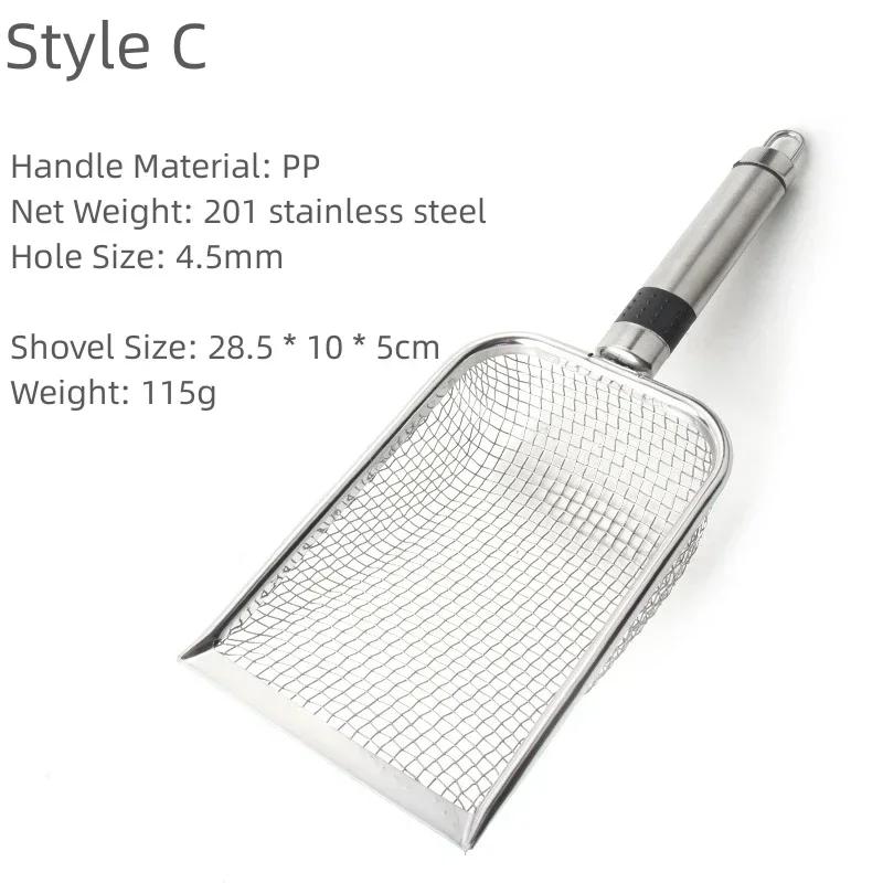 Stainless Steel Cat Litter Scoop with Long Handle | Durable & Easy to Use - Image 10